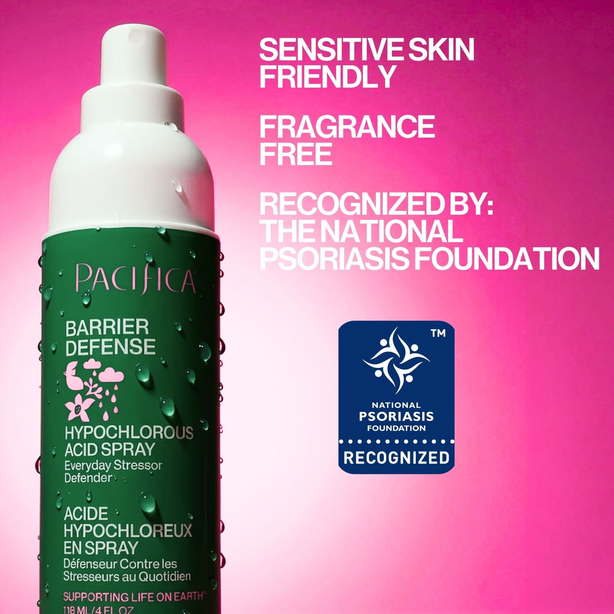 Barrier Defense Hypochlorous Acid Daily Spray - Pacifica