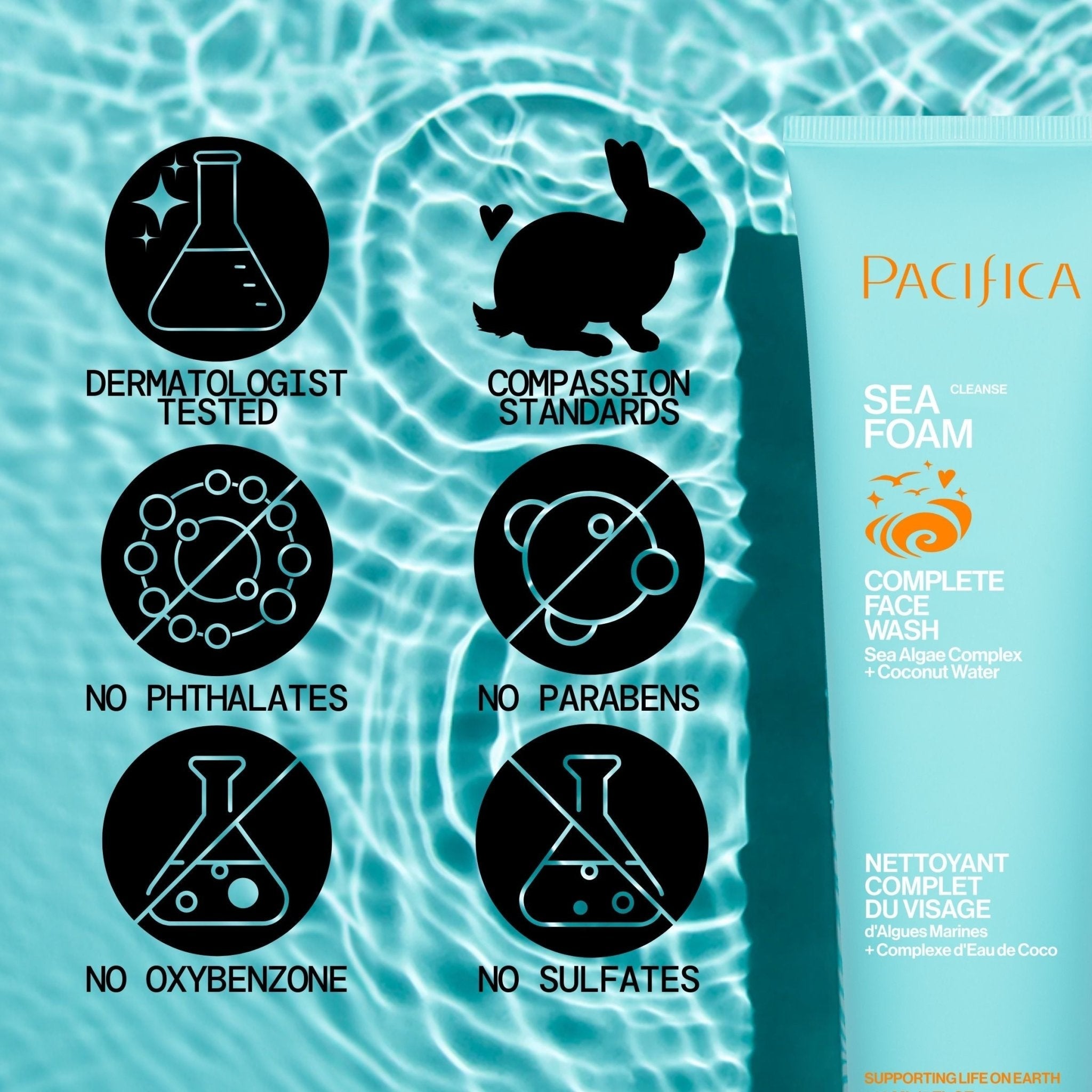 Sea Foam Complete Face Wash - Pacifica