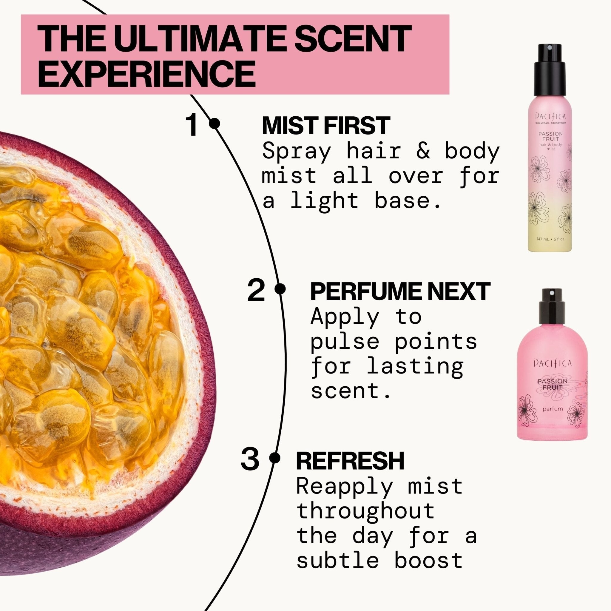 Passion Fruit Hair & Body Mist - Pacifica