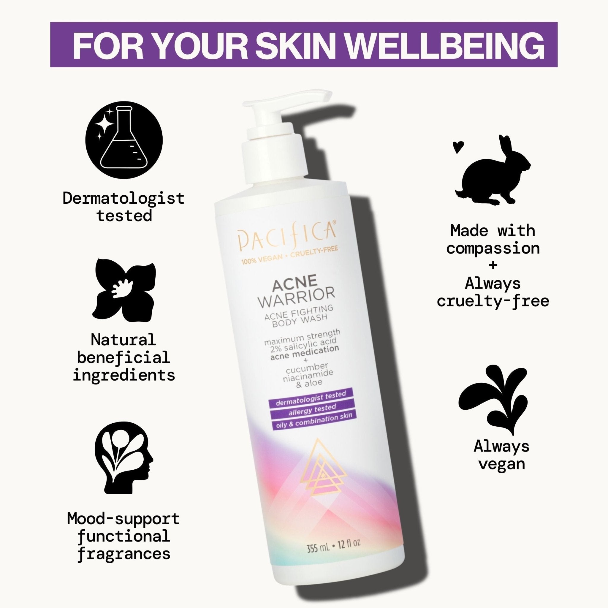 Acne Warrior Body Wash - Pacifica