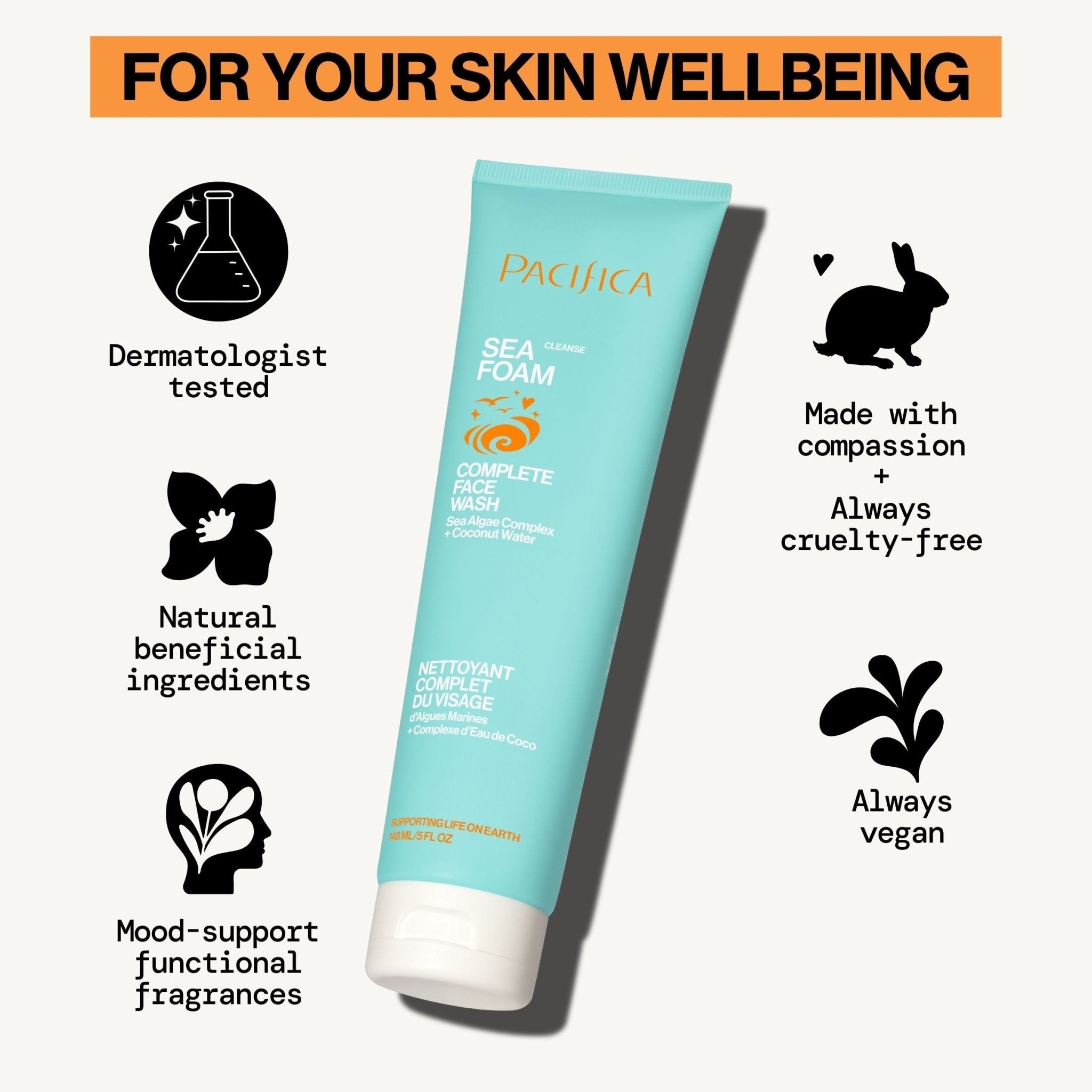 Sea Foam Complete Face Wash - Pacifica
