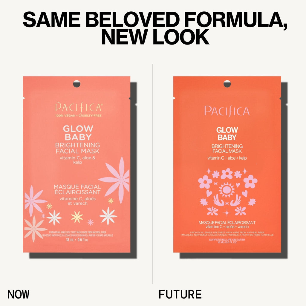 Glow Baby Brightening Facial Mask - Pacifica