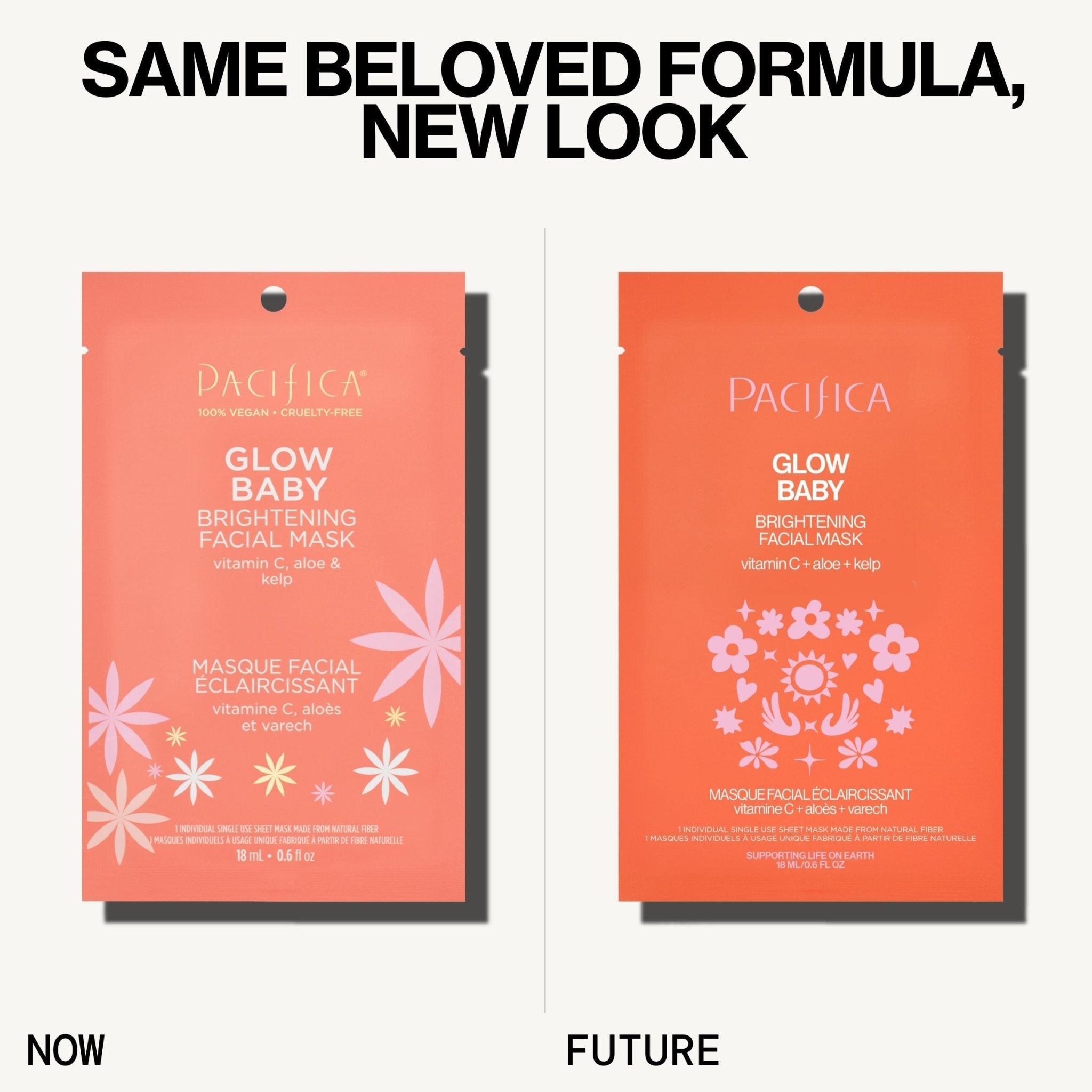 Glow Baby Brightening Facial Mask - Pacifica