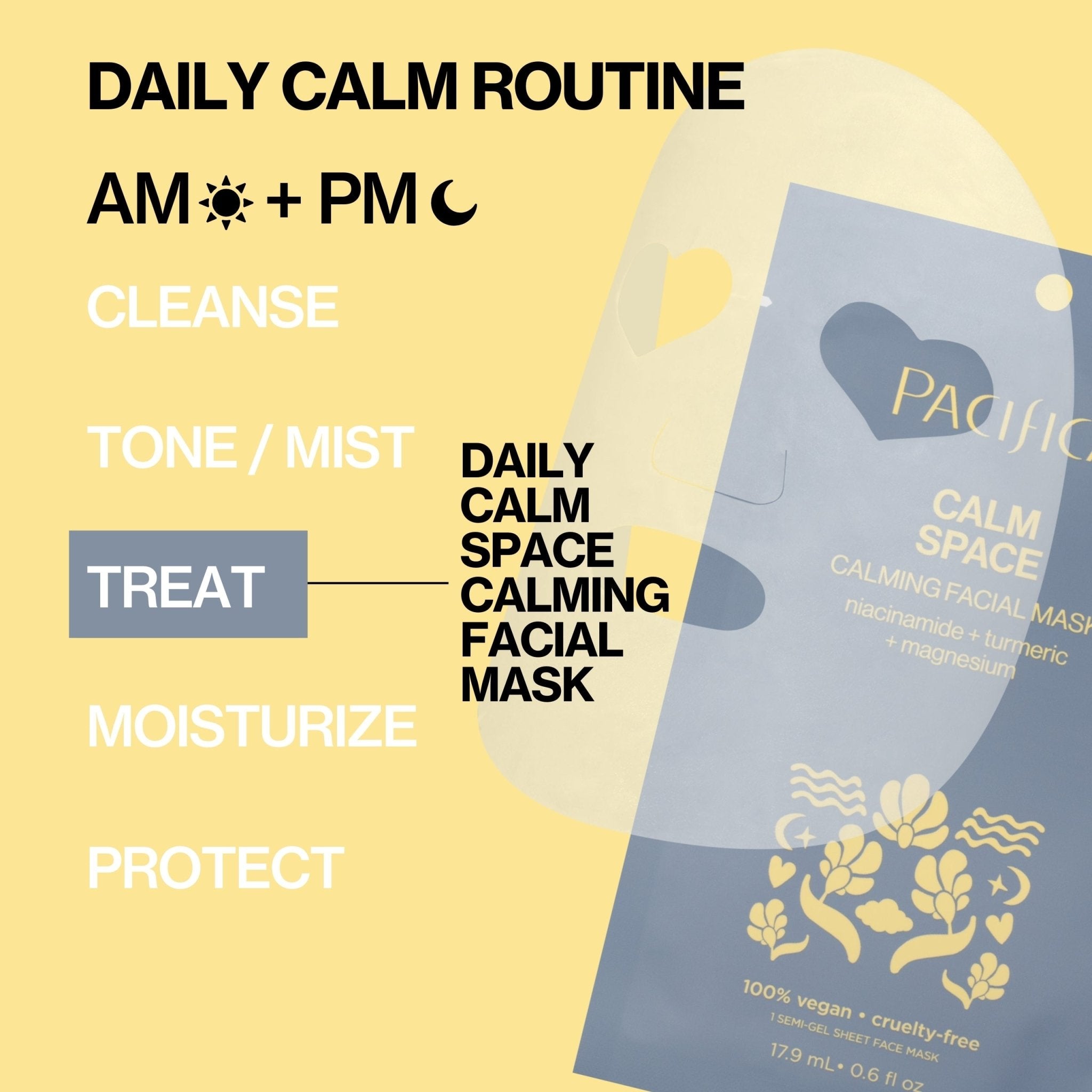 Calm Space Calming Facial Mask - Pacifica