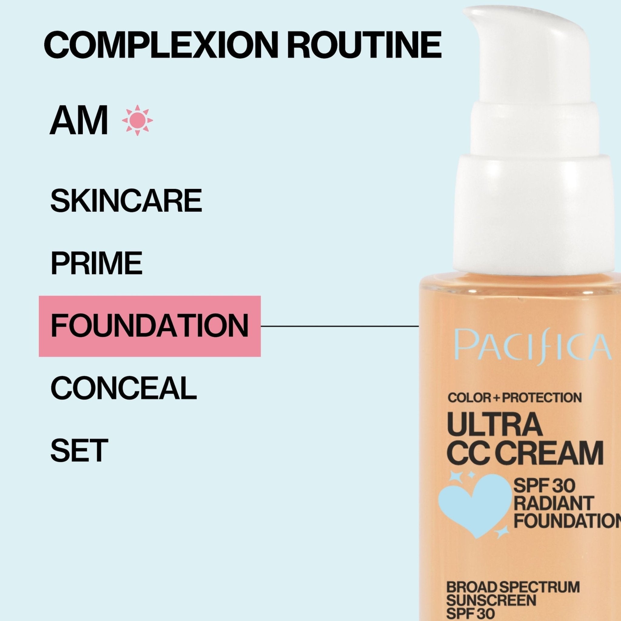 Ultra CC Cream Radiant Foundation SPF30 - Pacifica