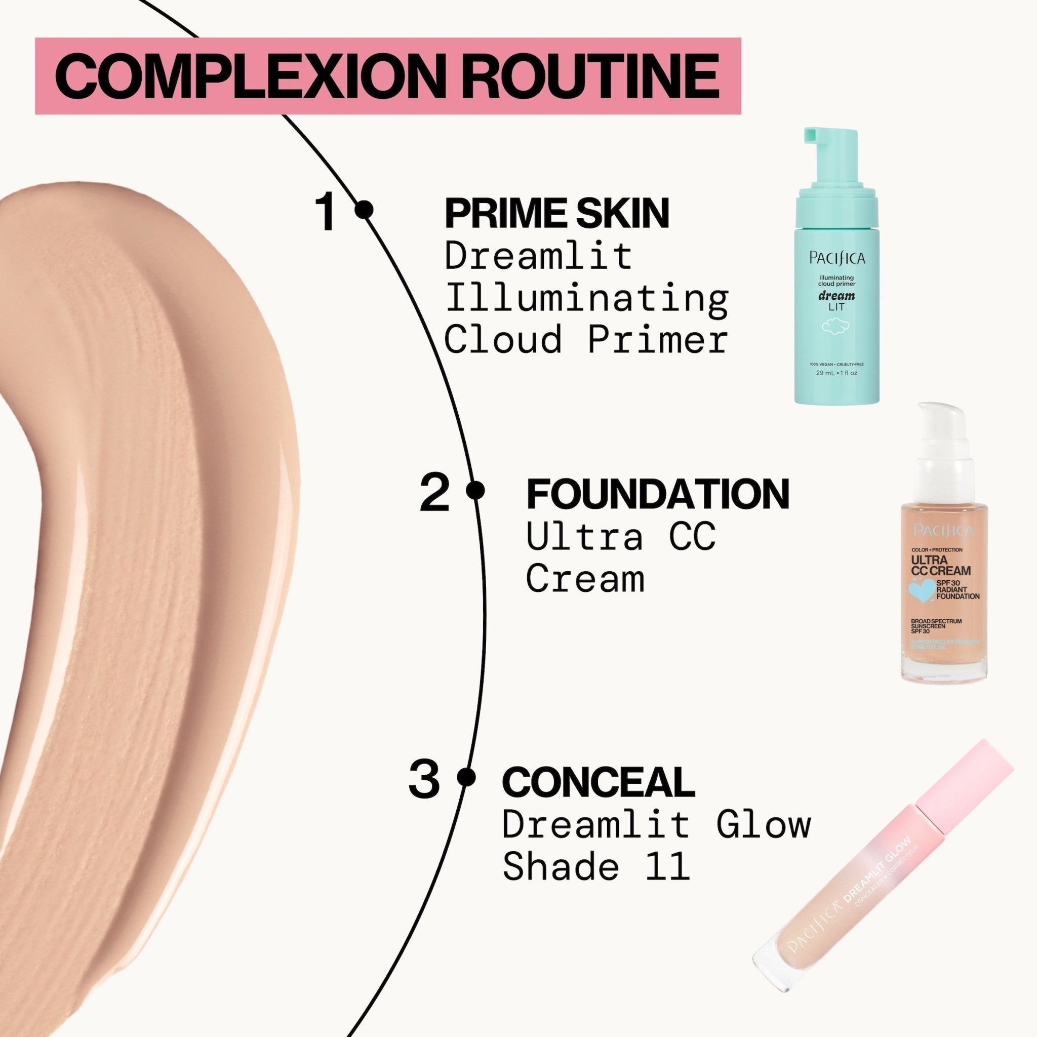 Ultra CC Cream Radiant Foundation SPF30 - Pacifica