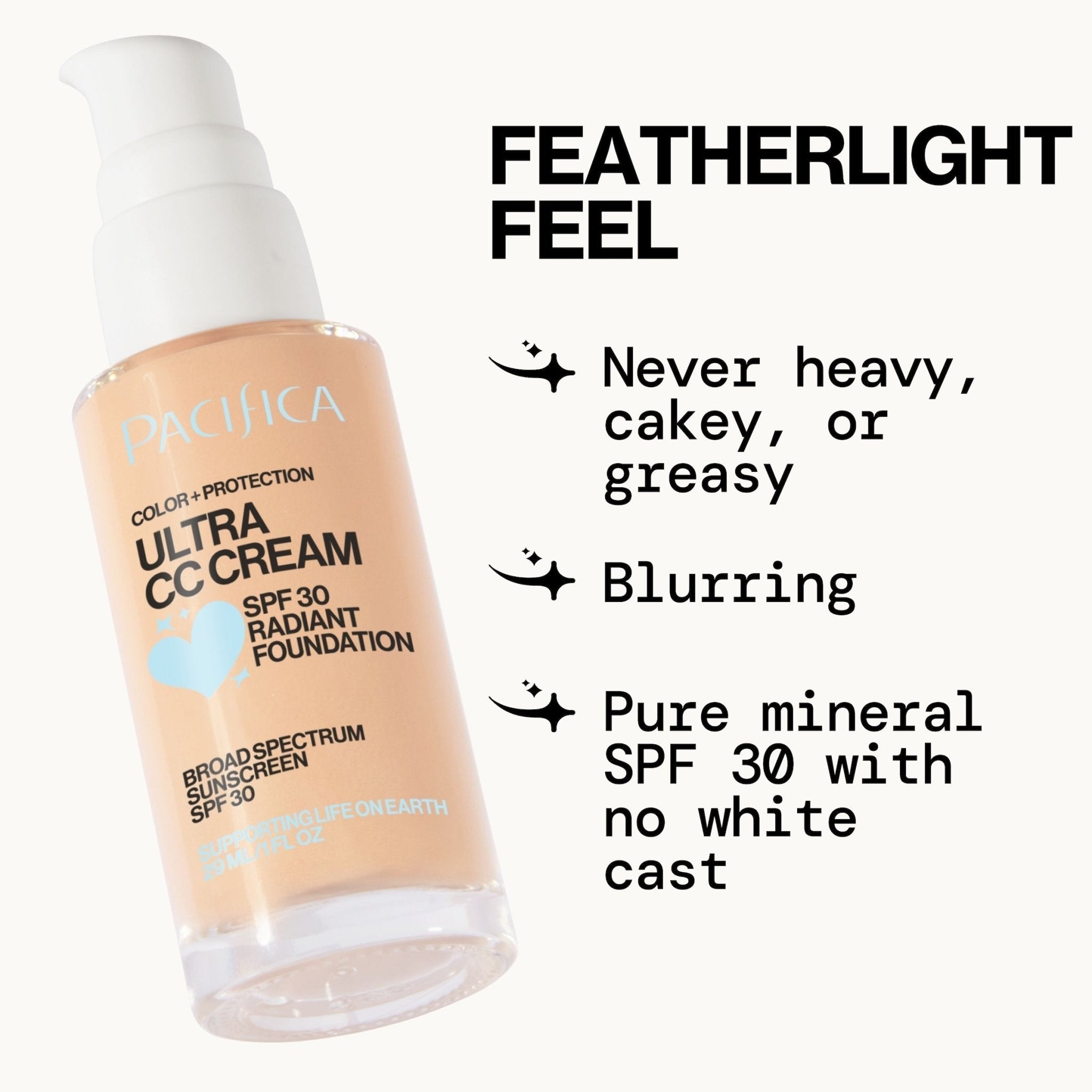Ultra CC Cream Radiant Foundation SPF30 - Pacifica