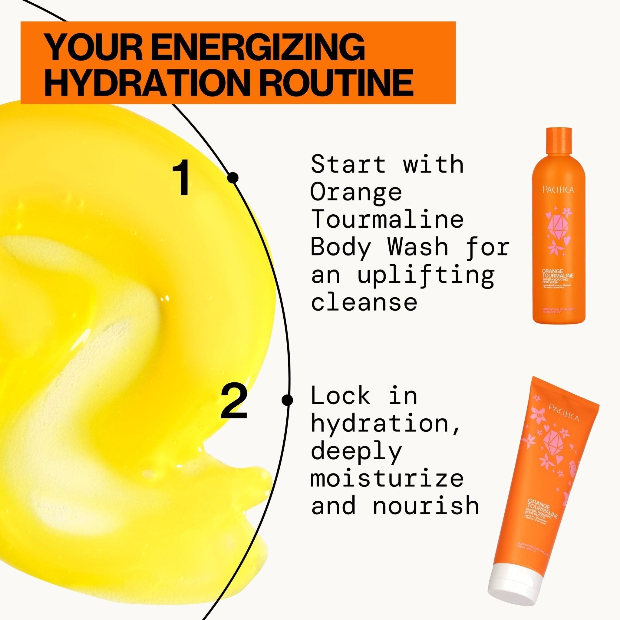 Orange Tourmaline Super Hydrating Body Wash - Pacifica