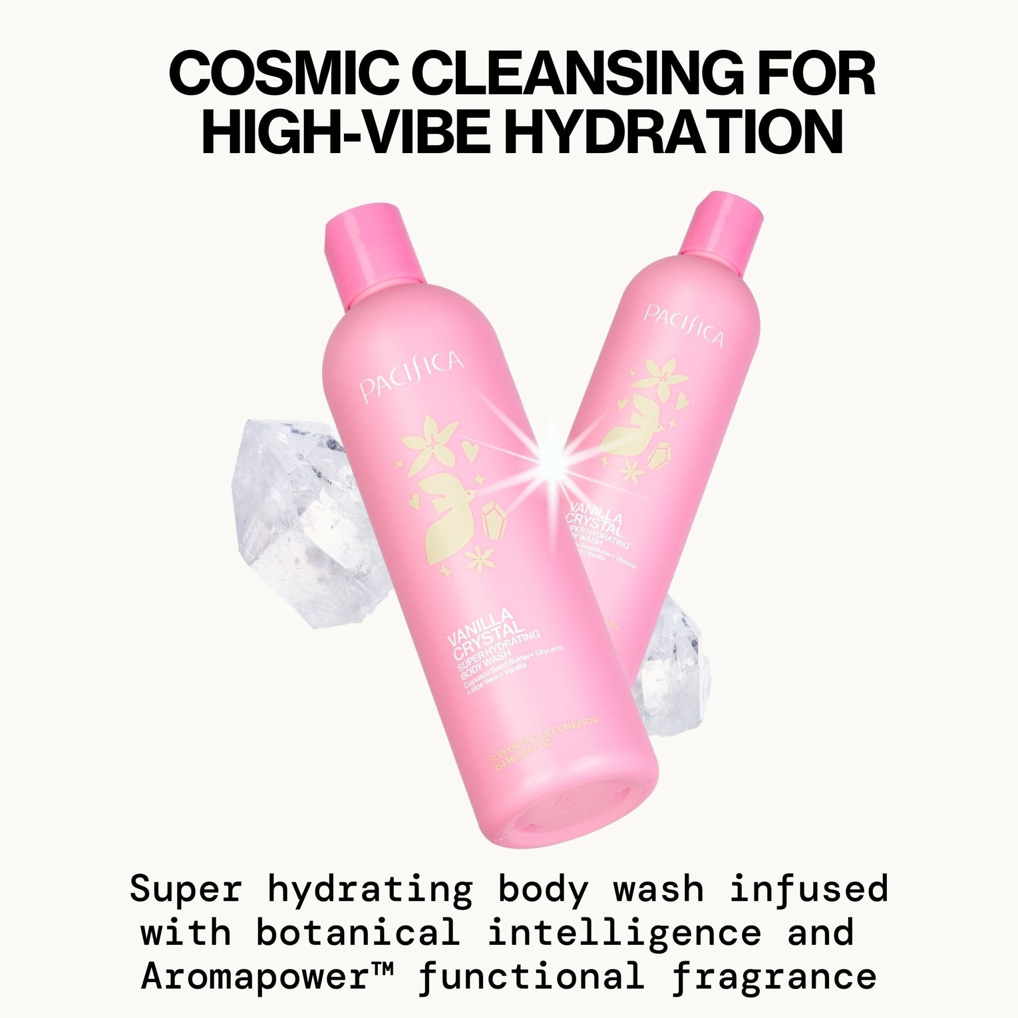 Vanilla Crystal Super Hydrating Body Wash - Pacifica