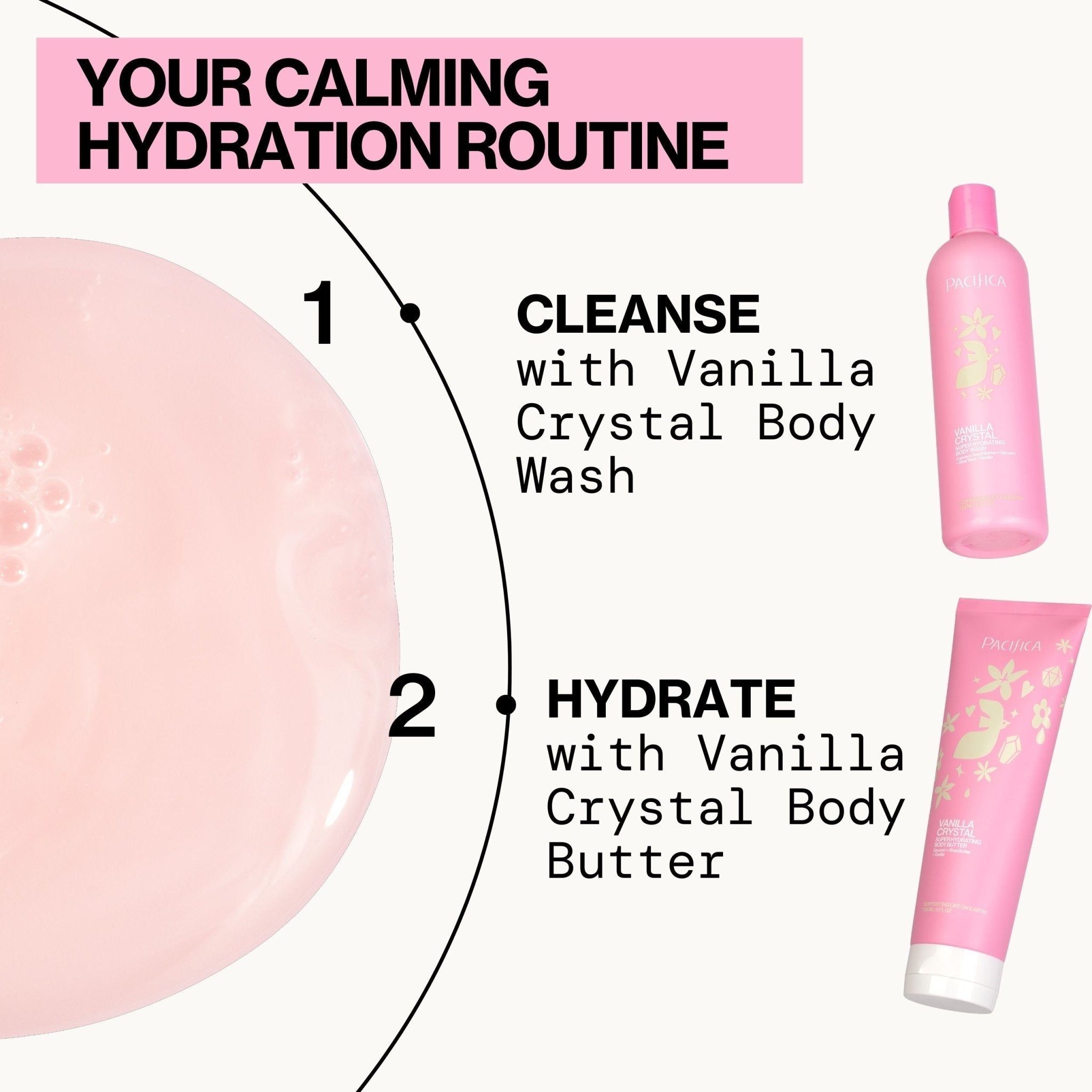 Vanilla Crystal Super Hydrating Body Wash - Pacifica