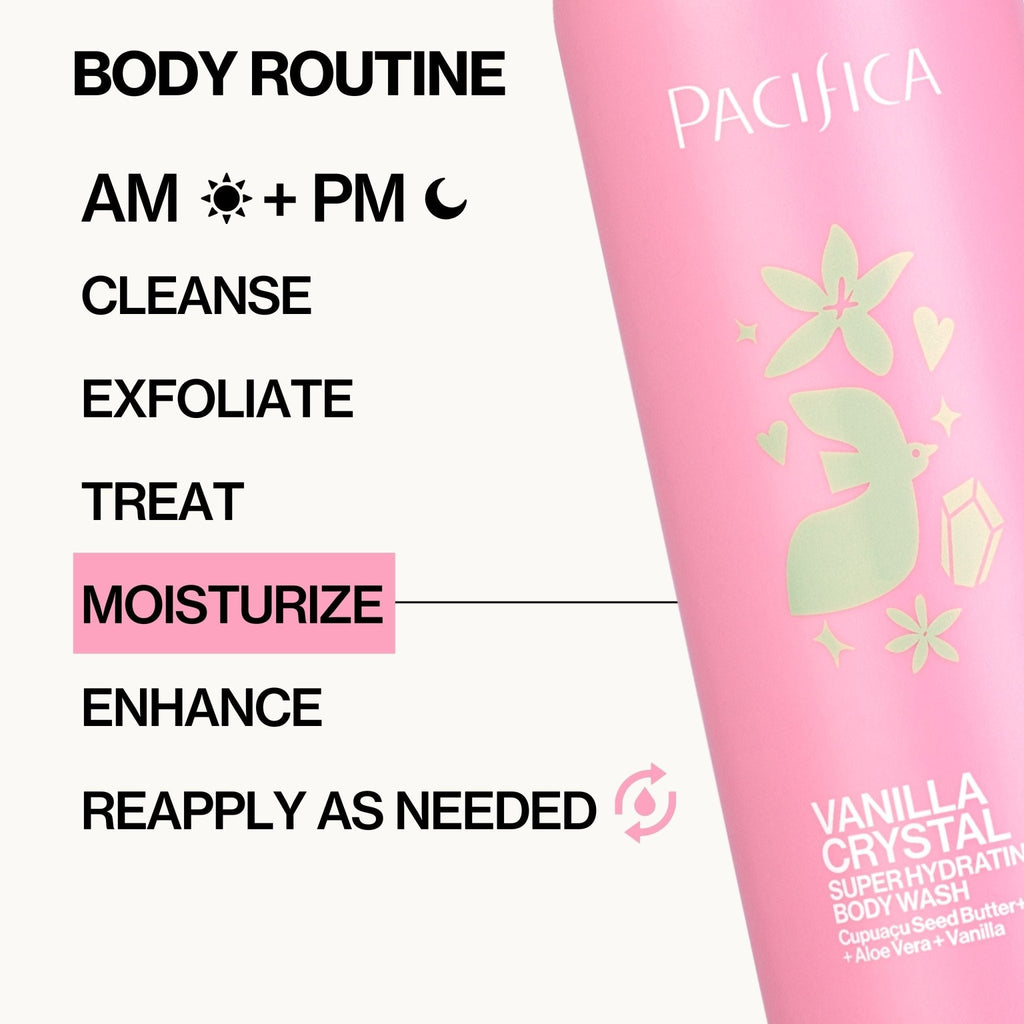 Vanilla Crystal Super Hydrating Body Wash - Pacifica