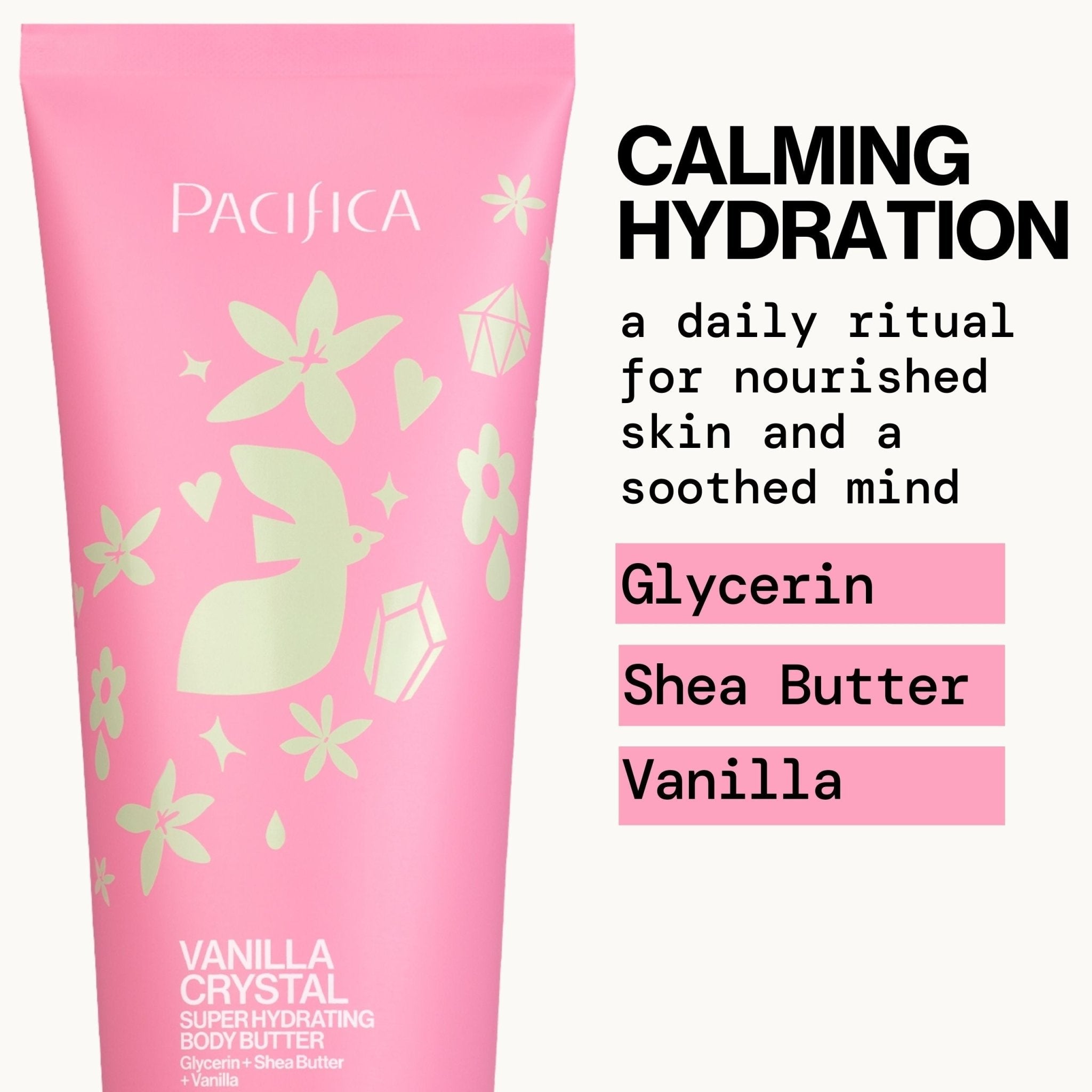 Vanilla Crystal Super Hydrating Body Butter - Pacifica