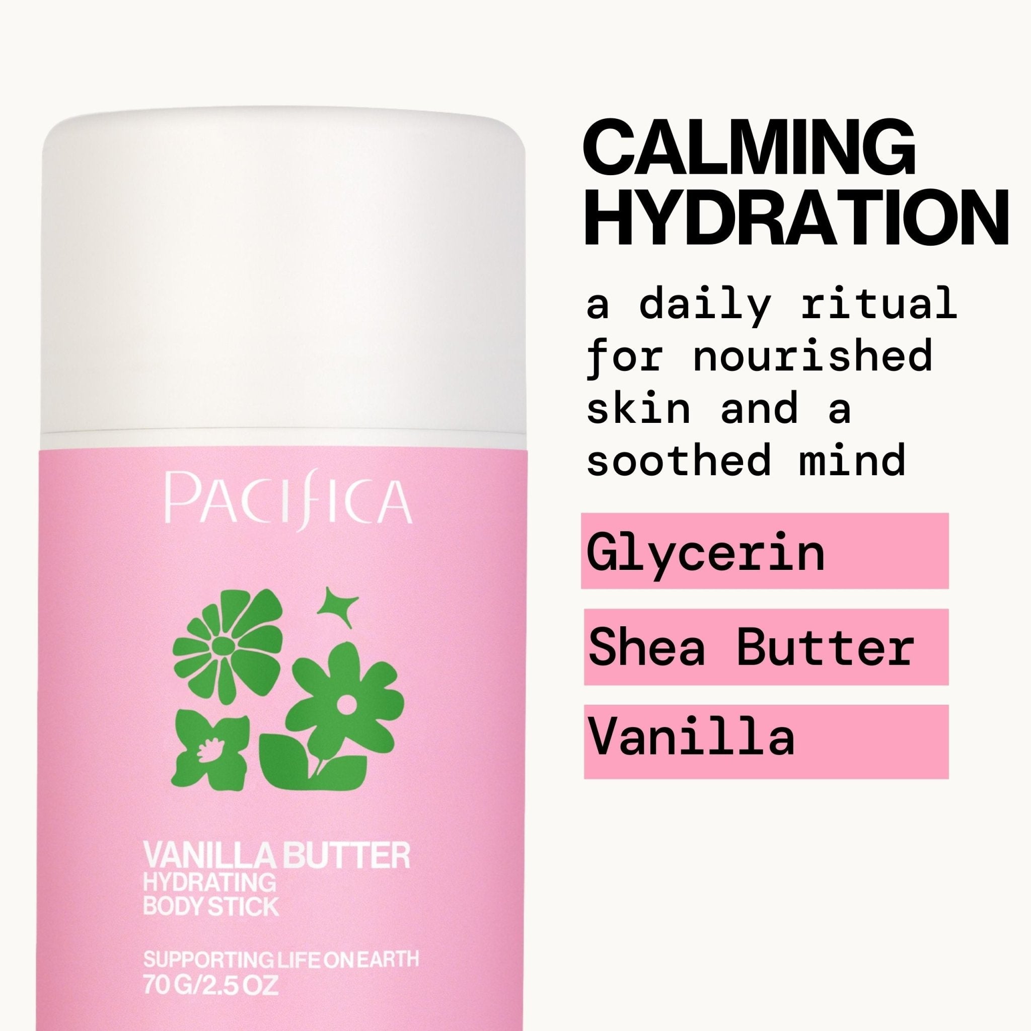 Vanilla Butter Hydrating Body Stick - Pacifica
