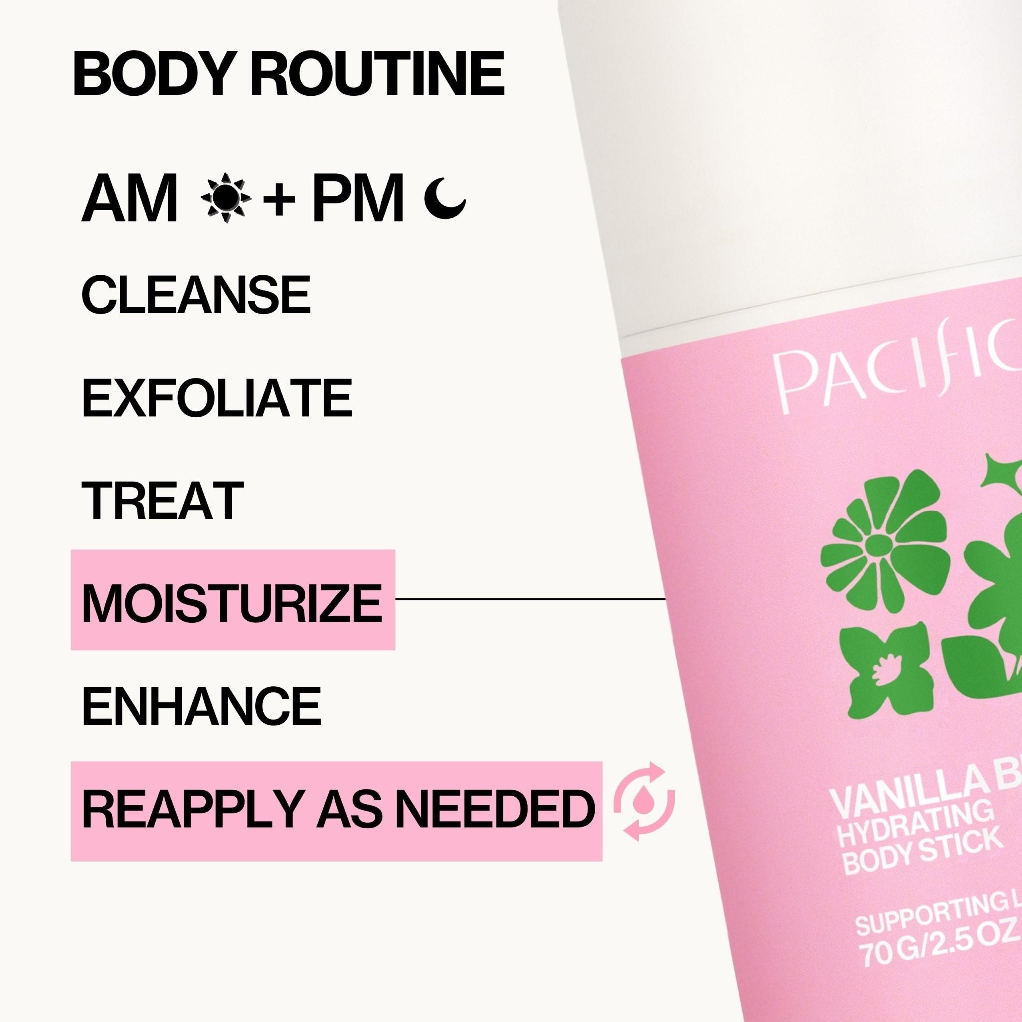 Vanilla Butter Hydrating Body Stick - Pacifica