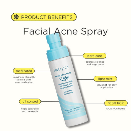 Clear Mist Facial Acne Spray - Pacifica