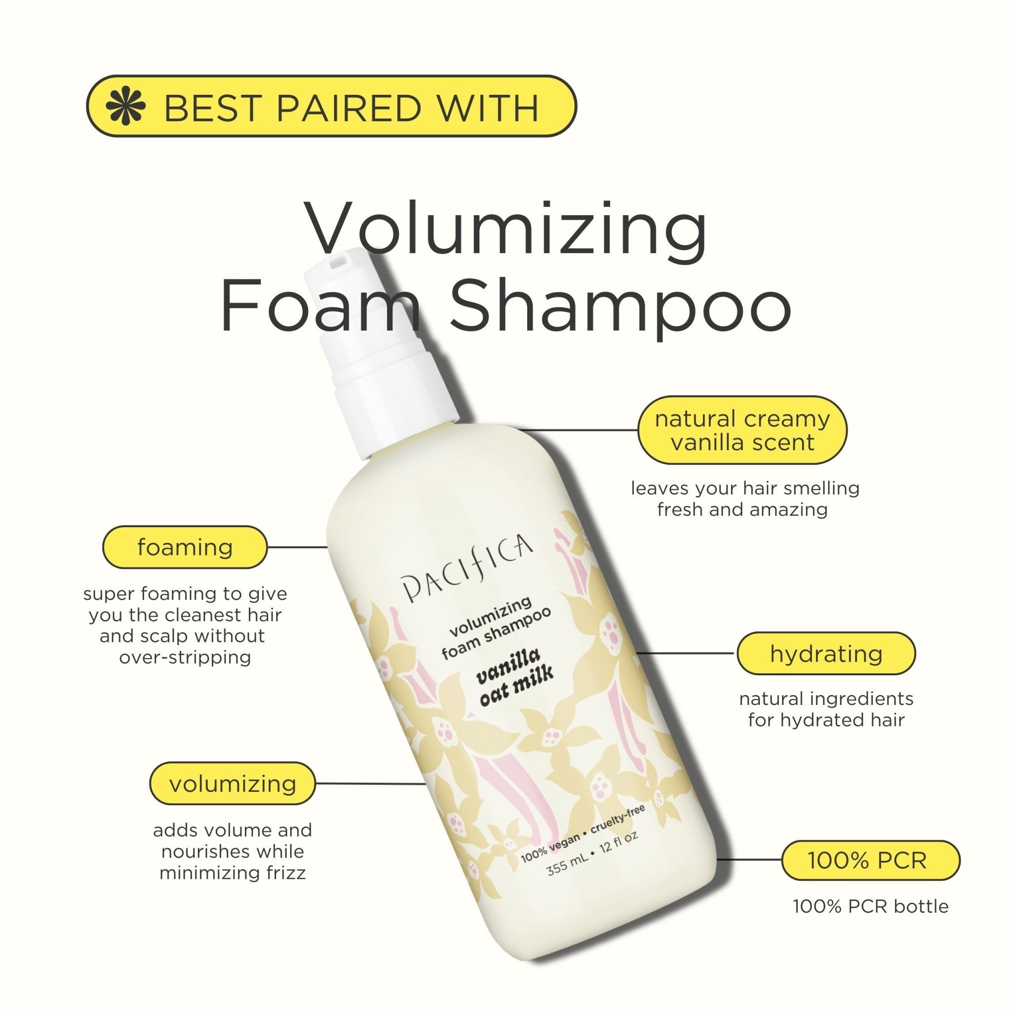 Vanilla Oat Milk Volumizing Conditioner - Pacifica