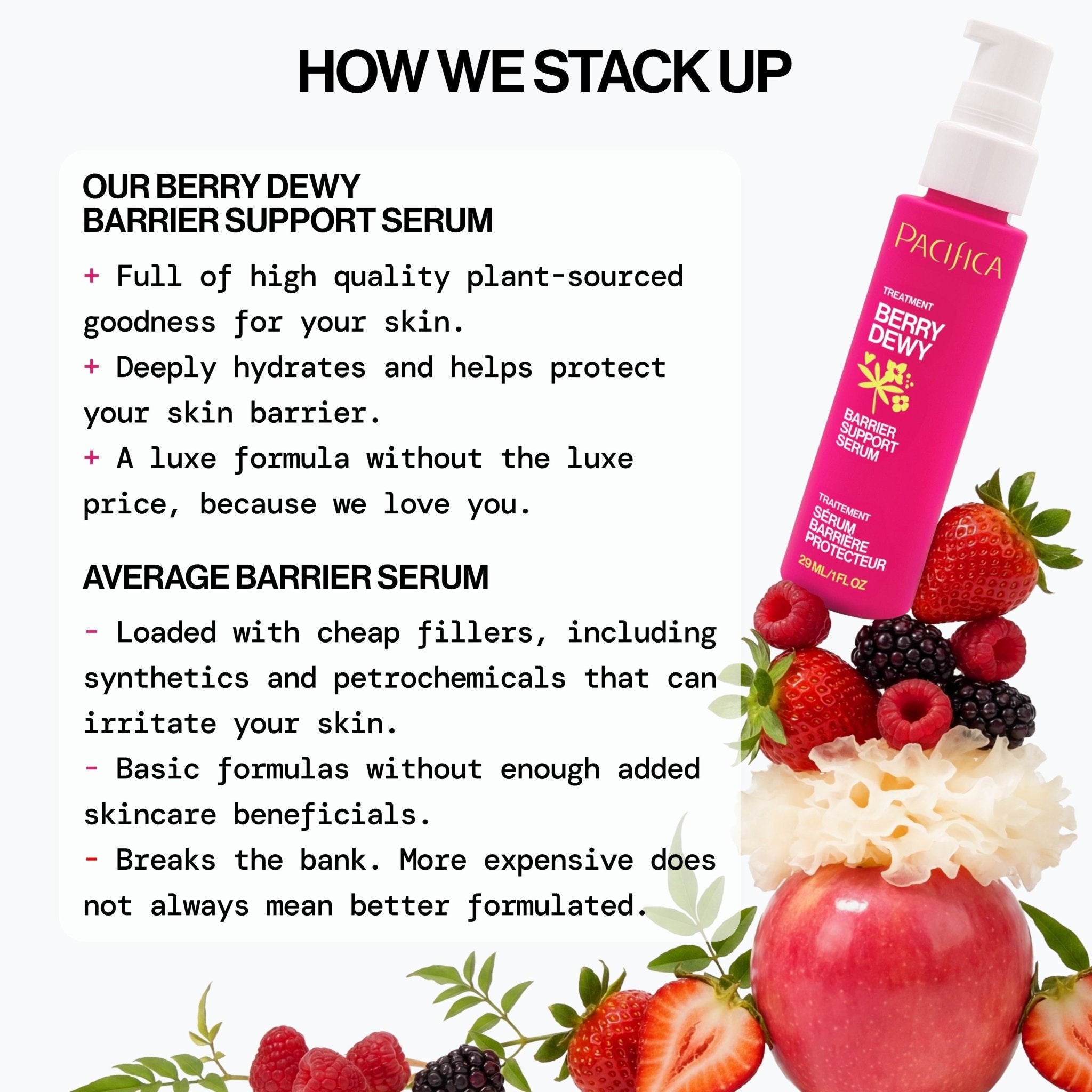 Berry Dewy Barrier Support Serum - Pacifica