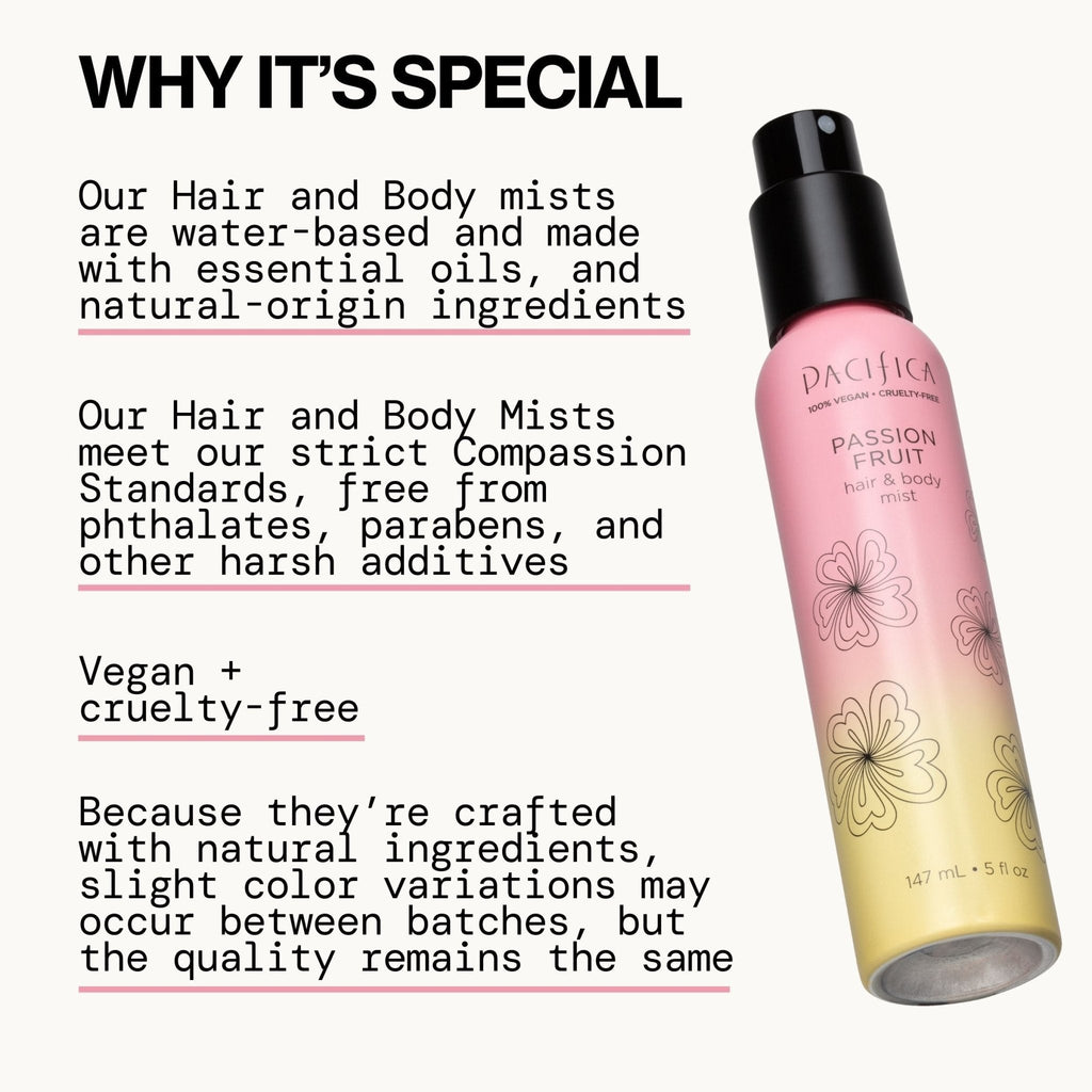 Passion Fruit Hair & Body Mist - Pacifica