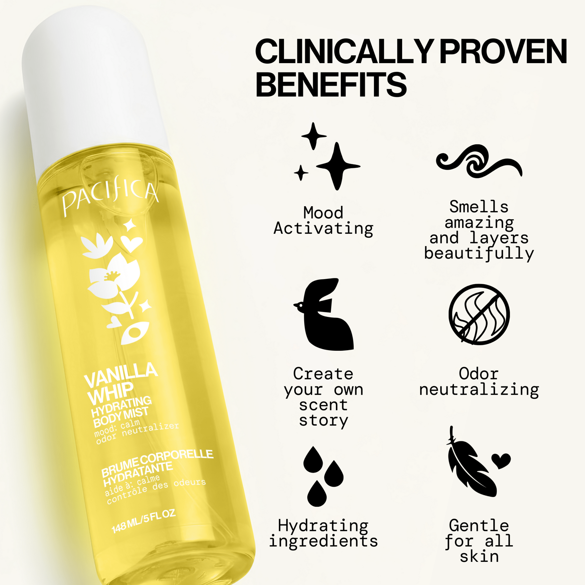 Vanilla Whip Body Mist - Pacifica