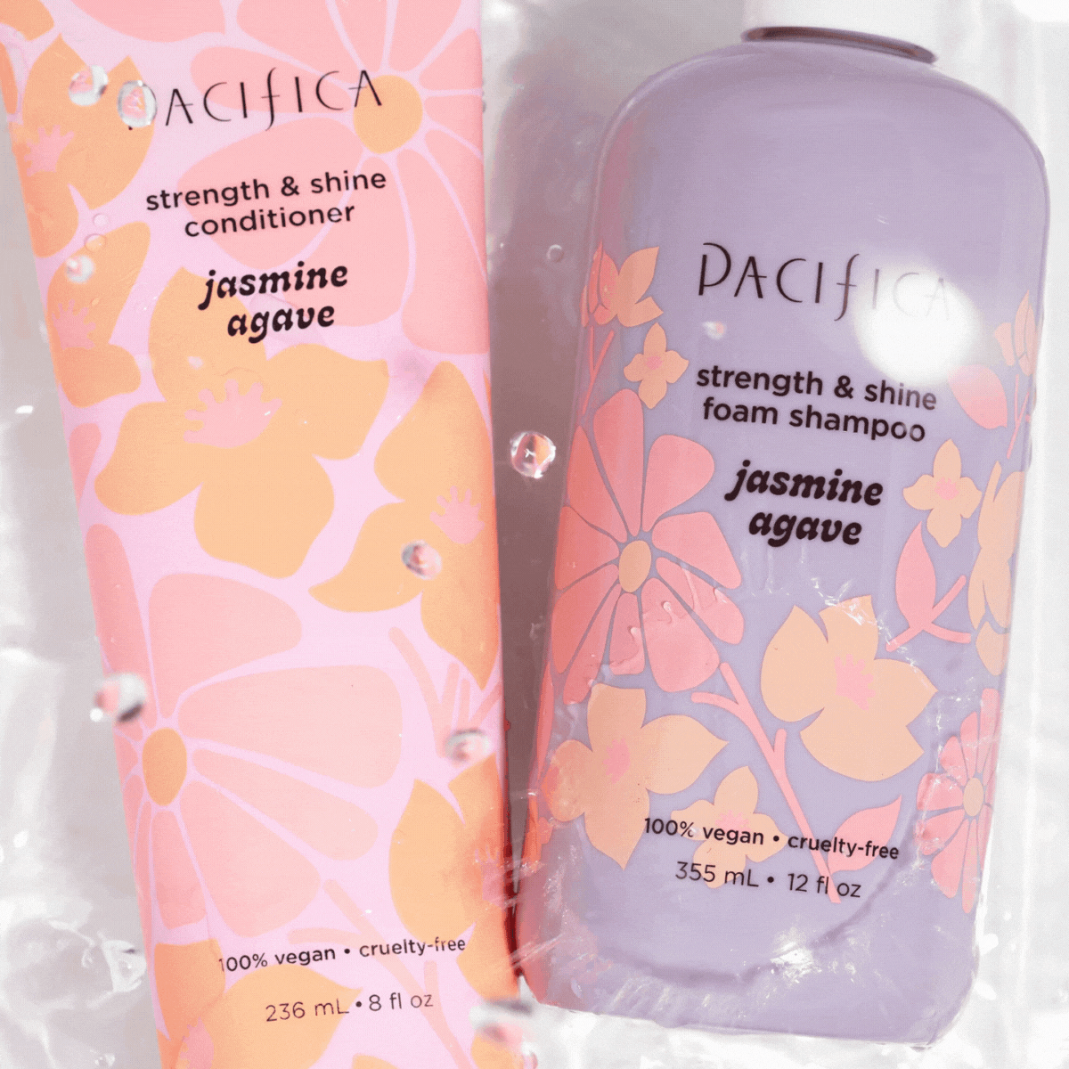 Jasmine Agave Strength + Shine Foaming Shampoo - Haircare - Pacifica Beauty
