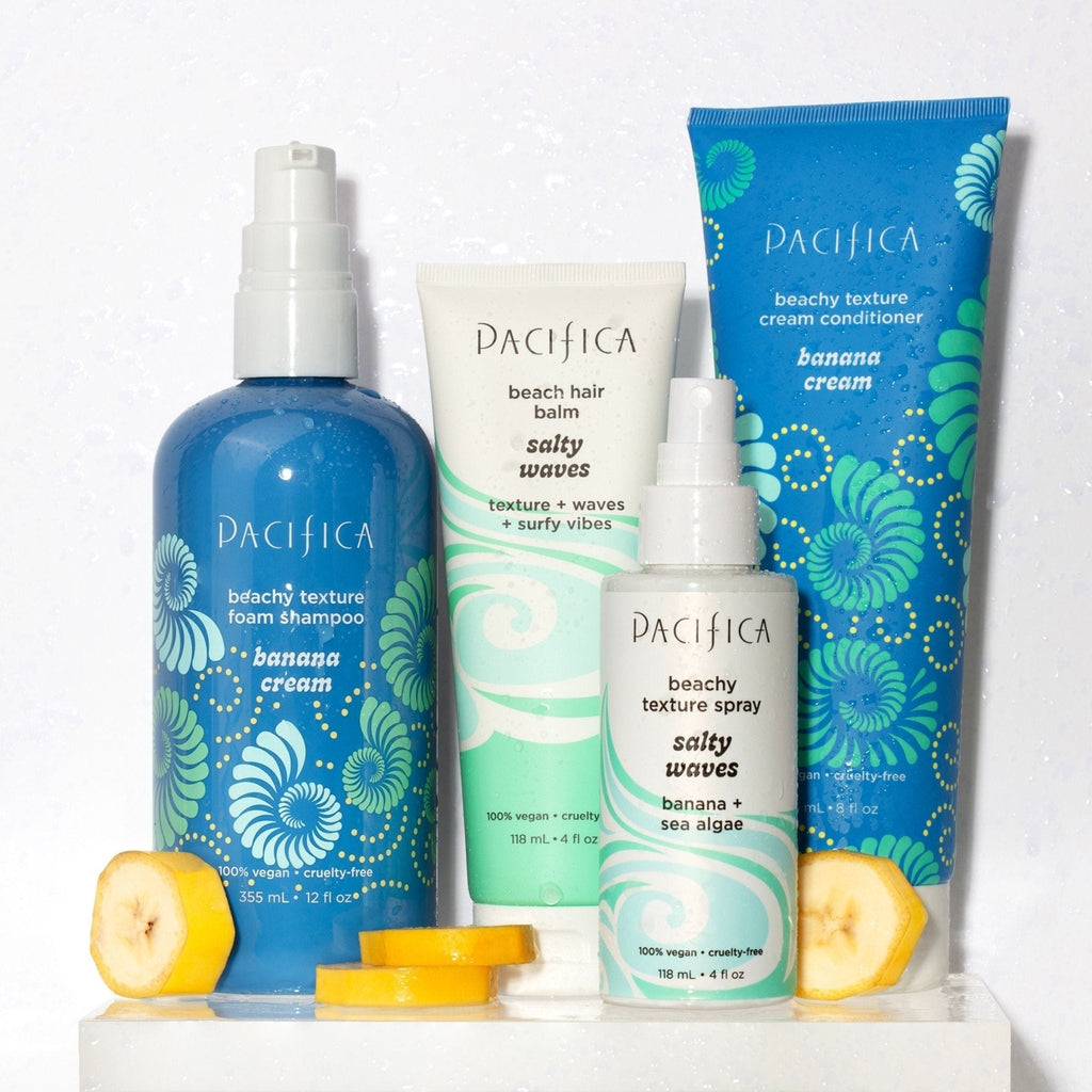 Banana Cream Beachy Texture Cream Conditioner - Pacifica