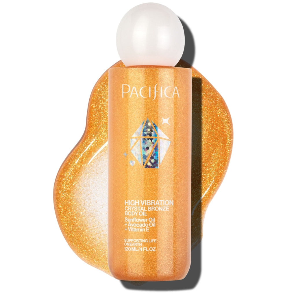 High Vibration Crystal Bronze Body Oil - Pacifica