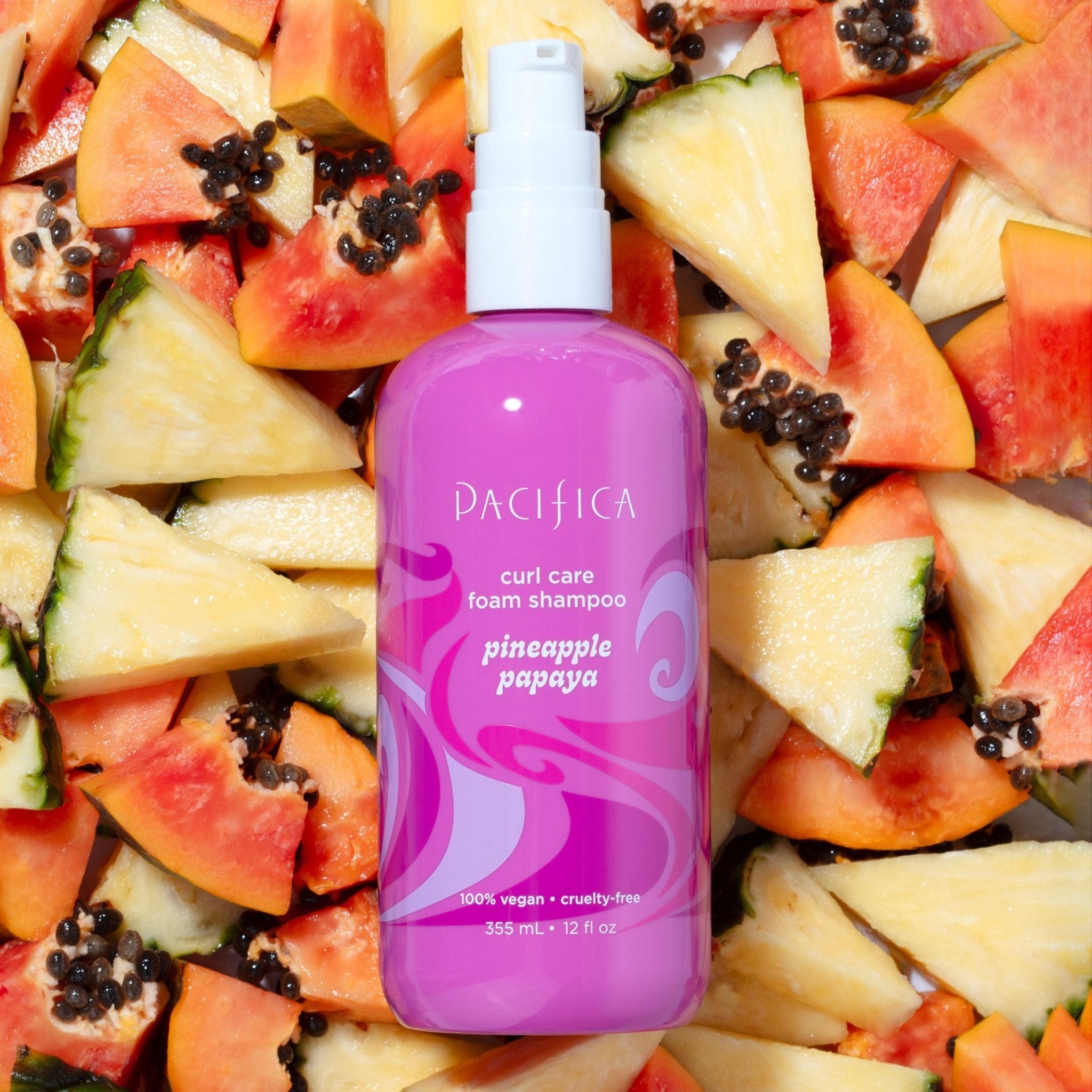 Pineapple Papaya Curl Care Foam Shampoo - Pacifica