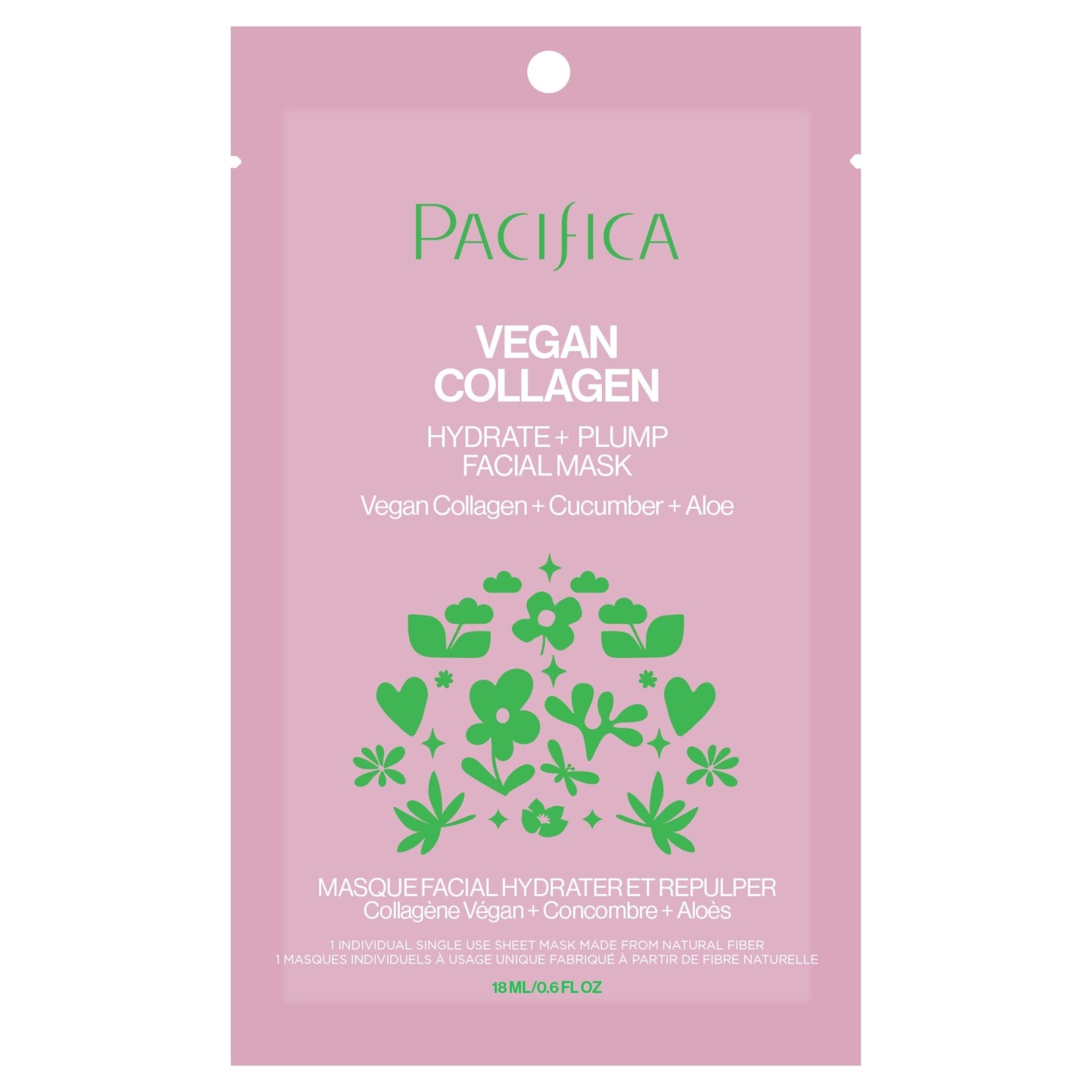 Vegan Collagen Hydrate & Plump Facial Mask - Pacifica