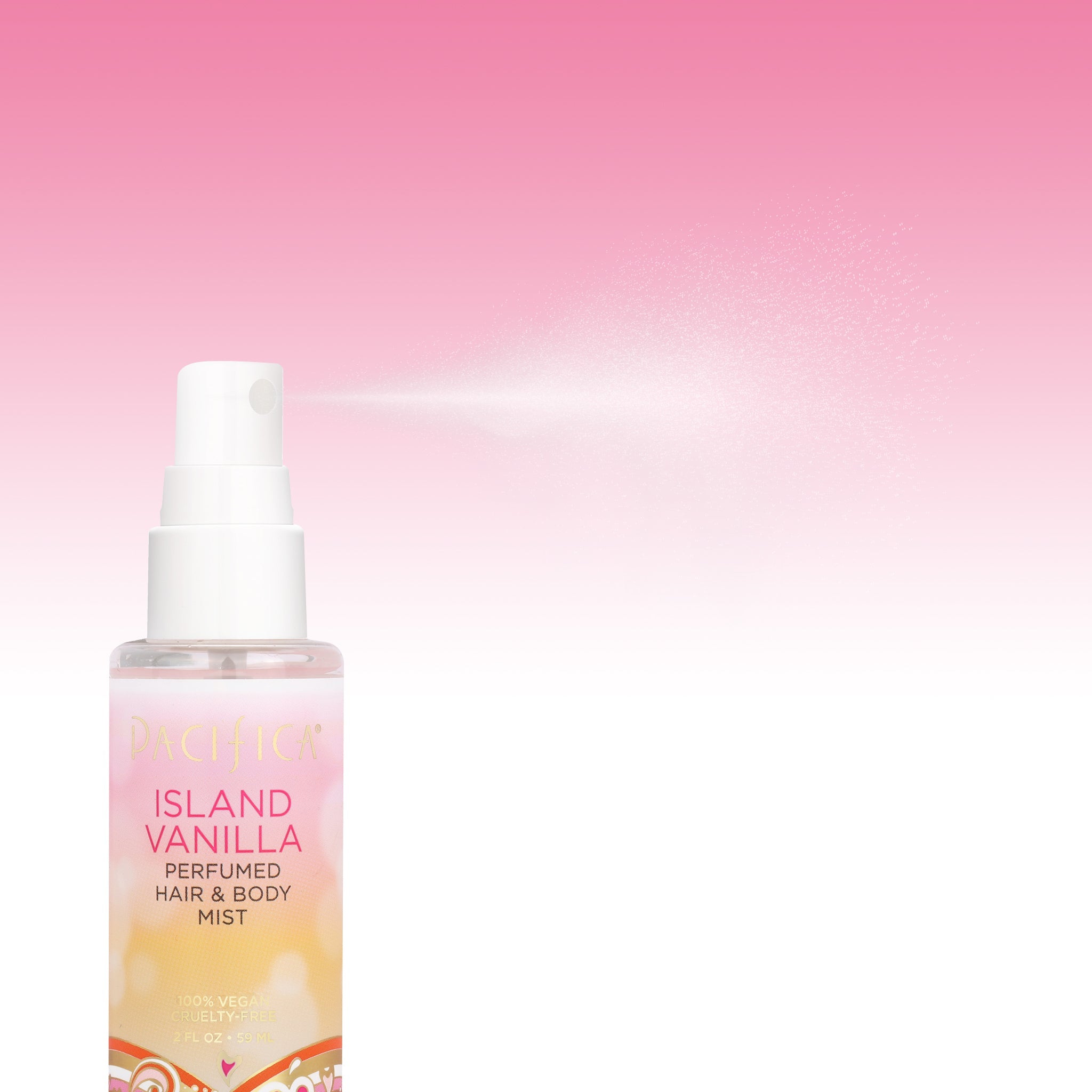 Island Vanilla Perfumed Hair & Body Mist - Pacifica