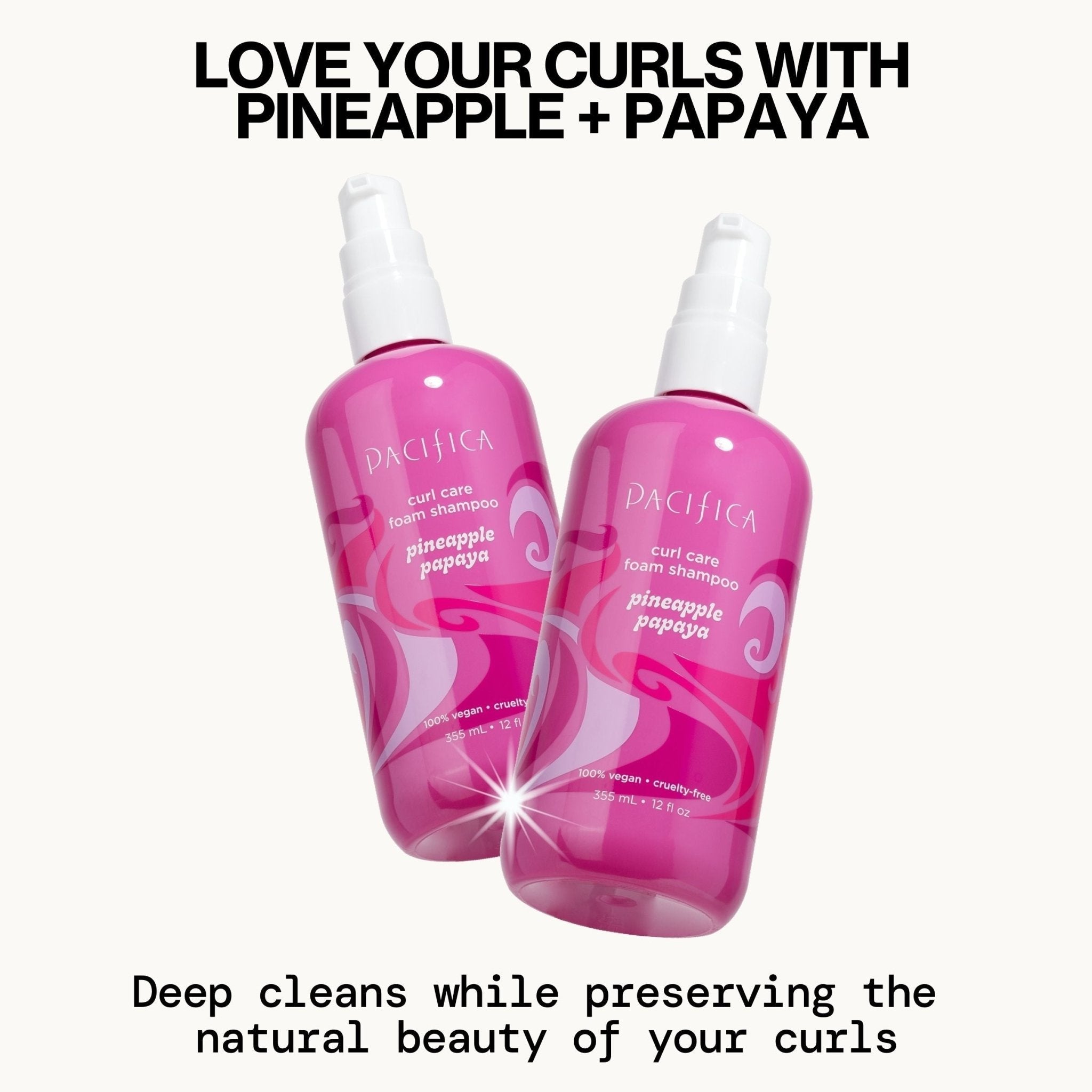 Pineapple Papaya Curl Care Foam Shampoo - Pacifica