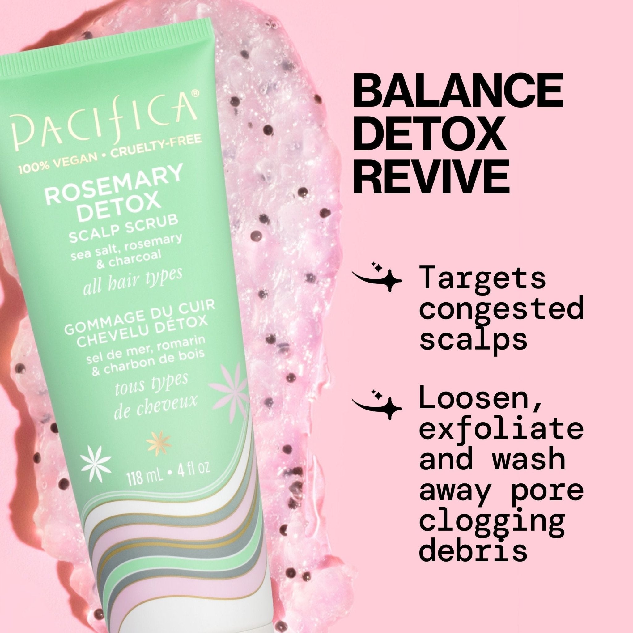 Rosemary Detox Scalp Scrub - Pacifica