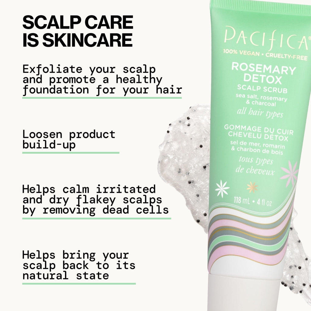 Rosemary Detox Scalp Scrub - Pacifica