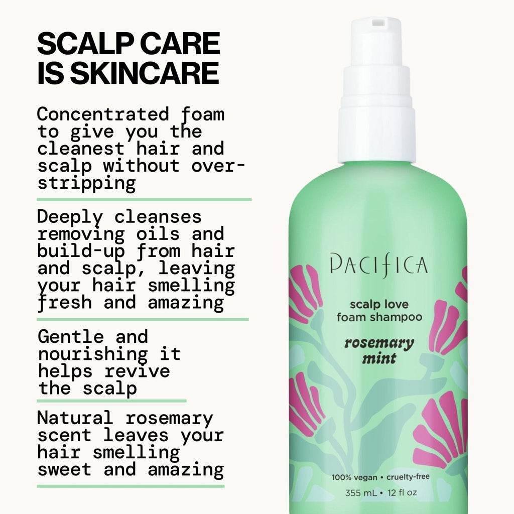 Rosemary Mint Scalp Love Foam Shampoo - Pacifica