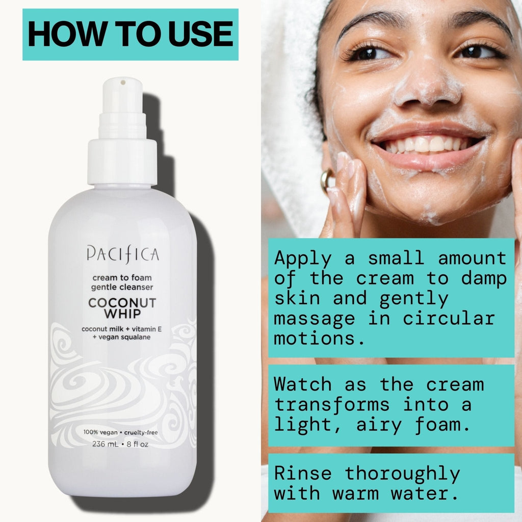 Coconut Whip Cream to Foam Gentle Cleanser - Pacifica