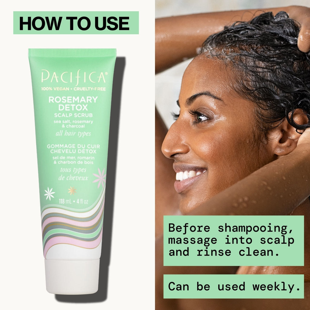 Rosemary Detox Scalp Scrub - Pacifica