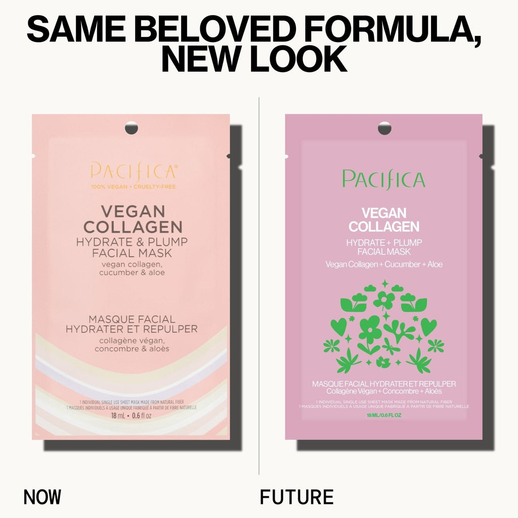 Vegan Collagen Hydrate & Plump Facial Mask - Pacifica