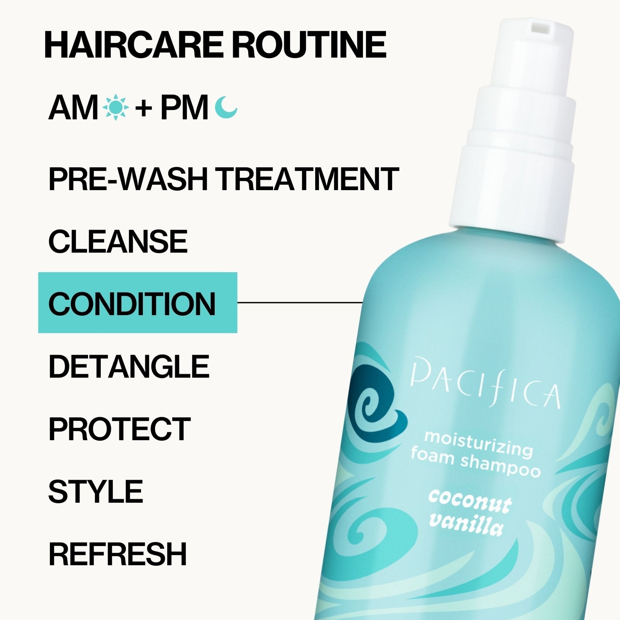 Coconut Vanilla Moisturizing Foam Shampoo - Pacifica