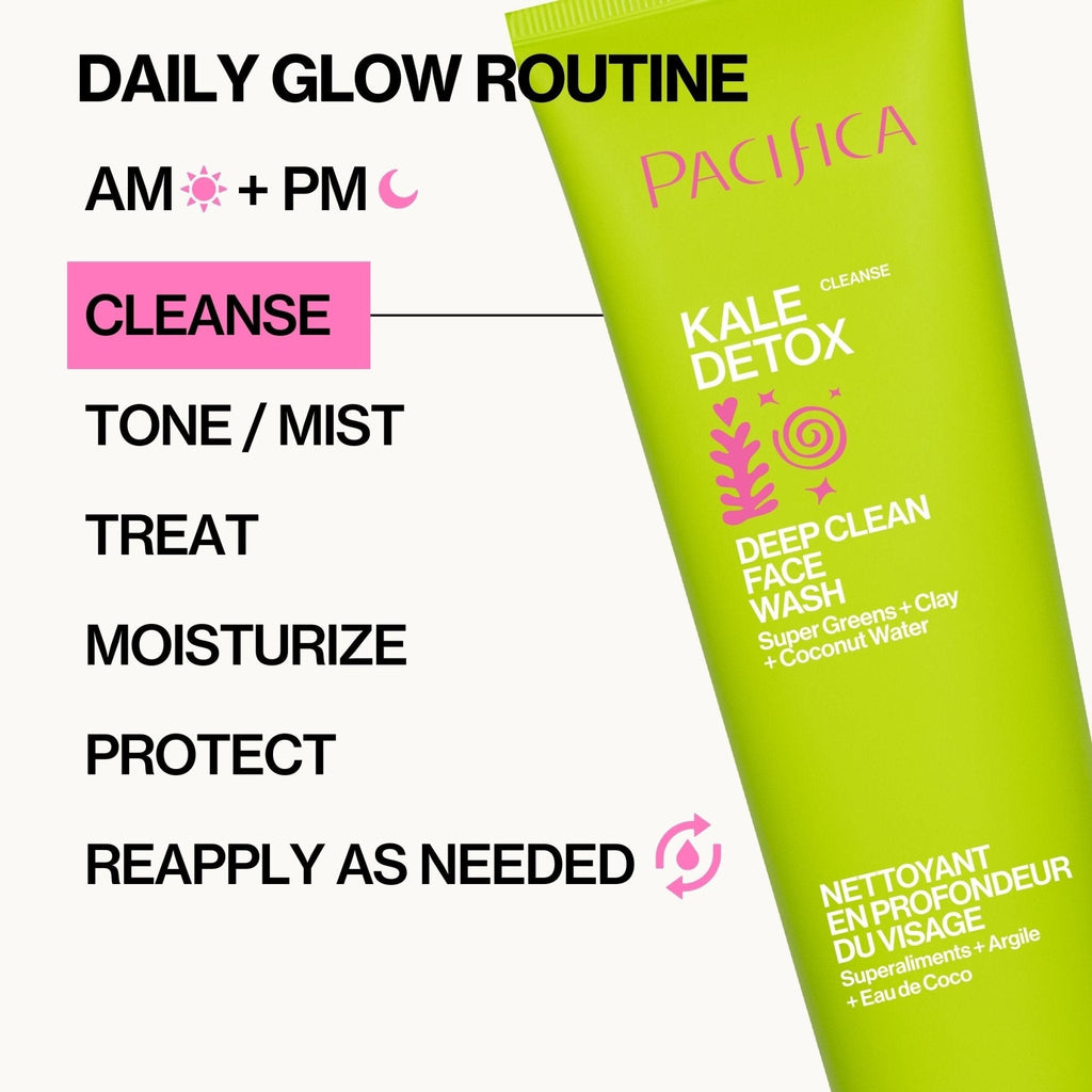 Kale Detox Deep Cleaning Face Wash - Pacifica