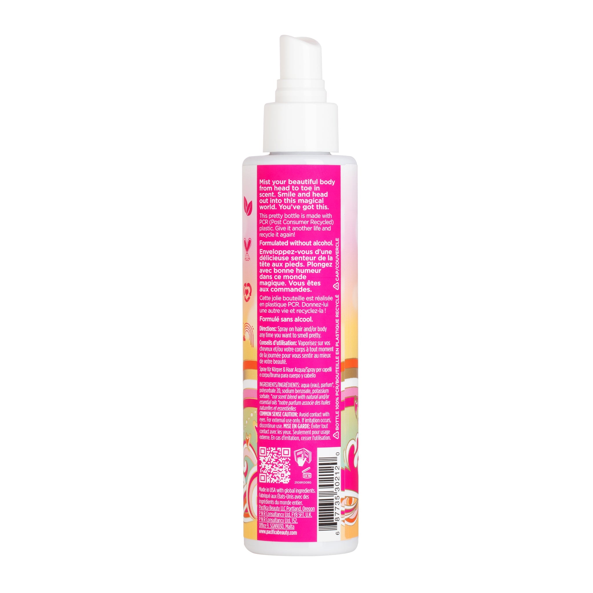 Island Vanilla Perfumed Hair & Body Mist - Pacifica