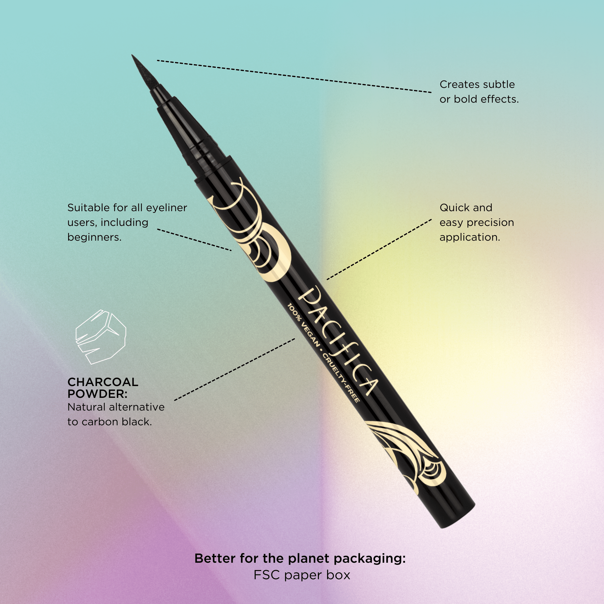 Liquid Lines Pen Tip EyeLiner - Pacifica