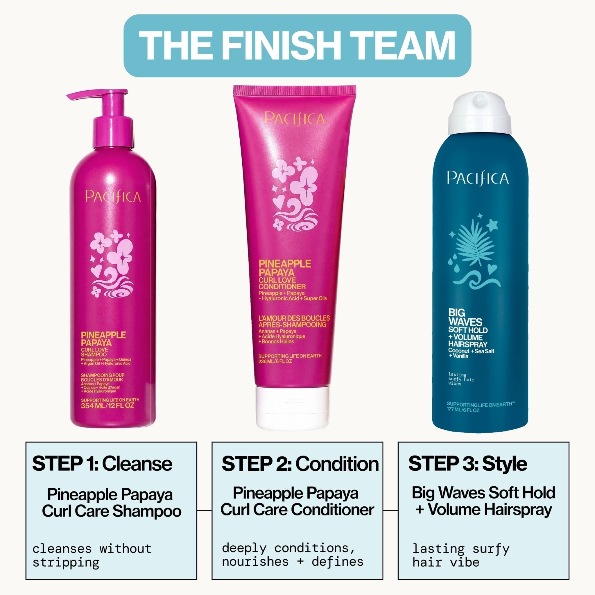 Big Waves Soft Hold & Volume Hairspray - Pacifica