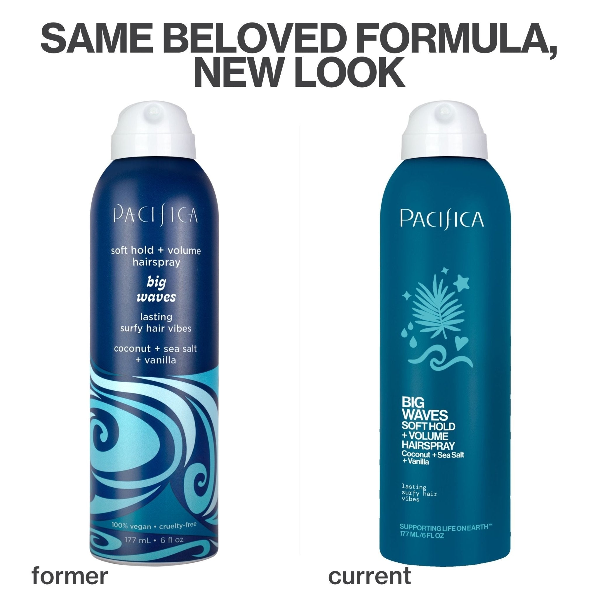 Big Waves Soft Hold & Volume Hairspray - Pacifica