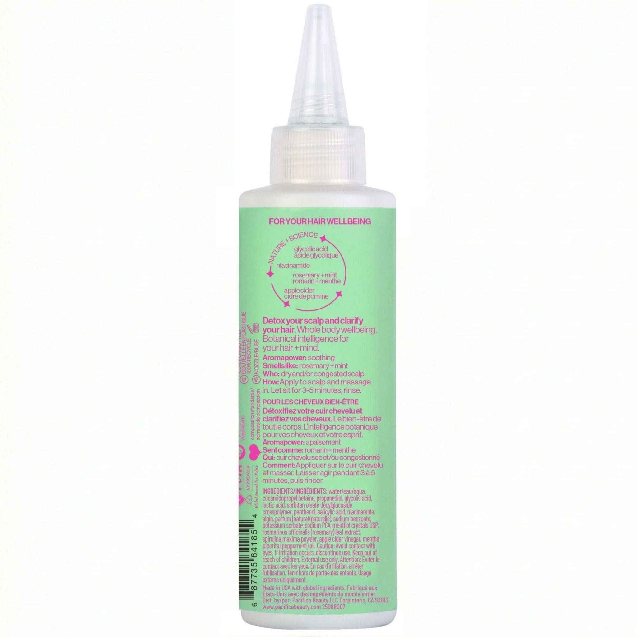 Rosemary Apple Cider Scalp Detox Tonic - Pacifica