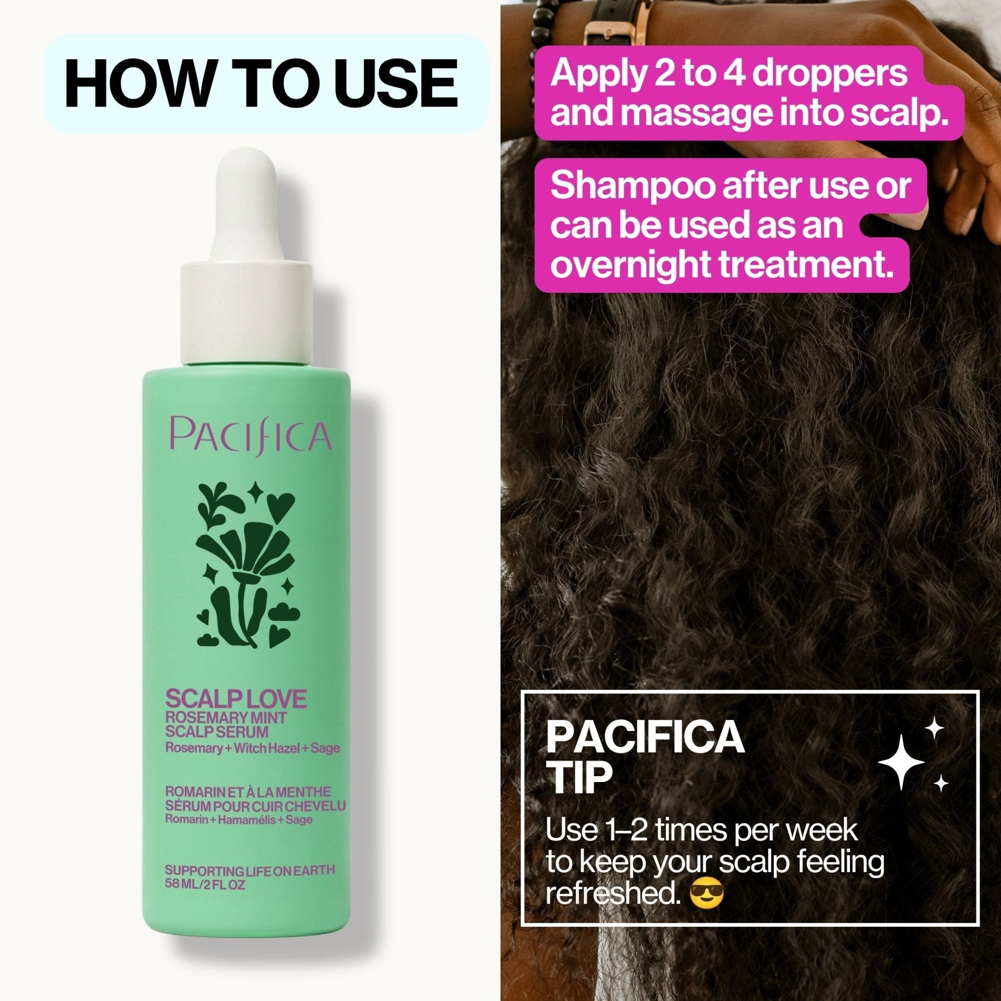 Scalp Love Rosemary Mint Serum - Pacifica