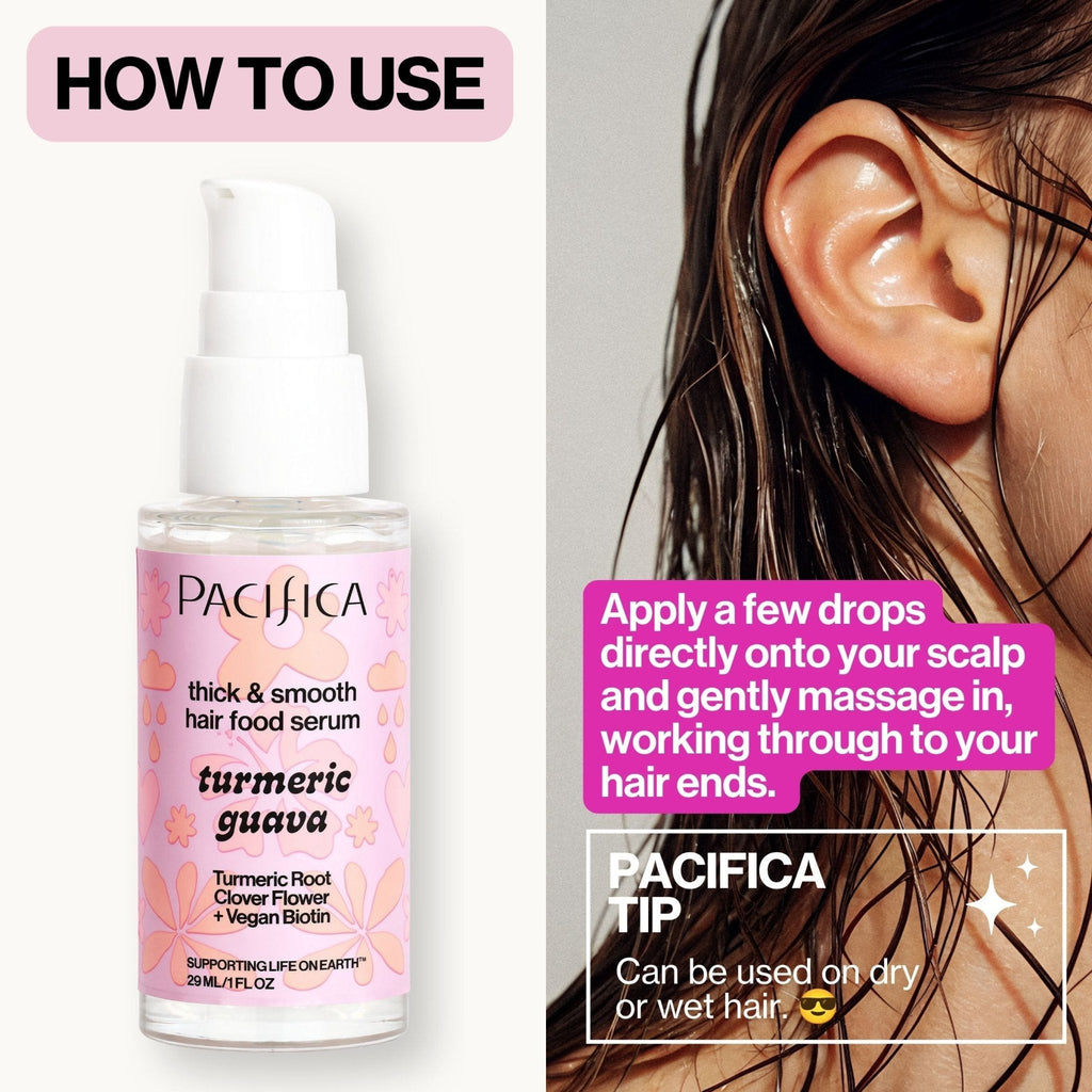 Turmeric Guava Thick and Smooth Hair Serum - Pacifica