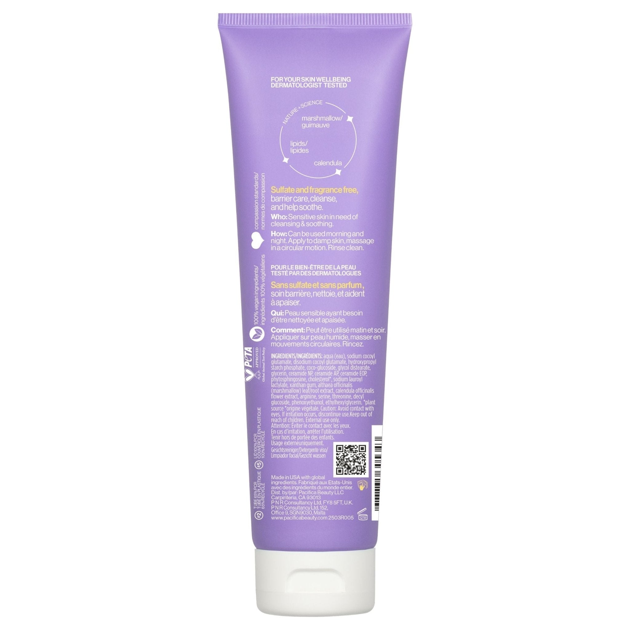 Vegan Ceramide Extra Gentle Face Wash - Pacifica