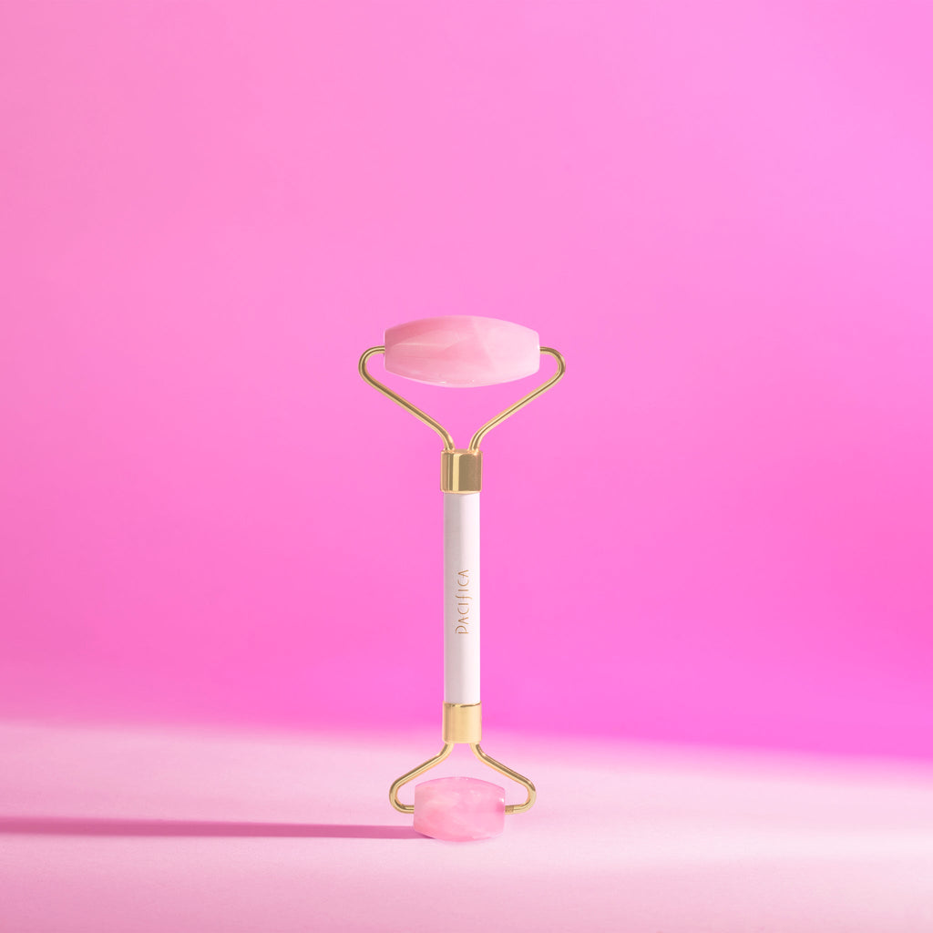 Crystal Wand Secret Weapon Rose Quartz Facial Roller - Pacifica