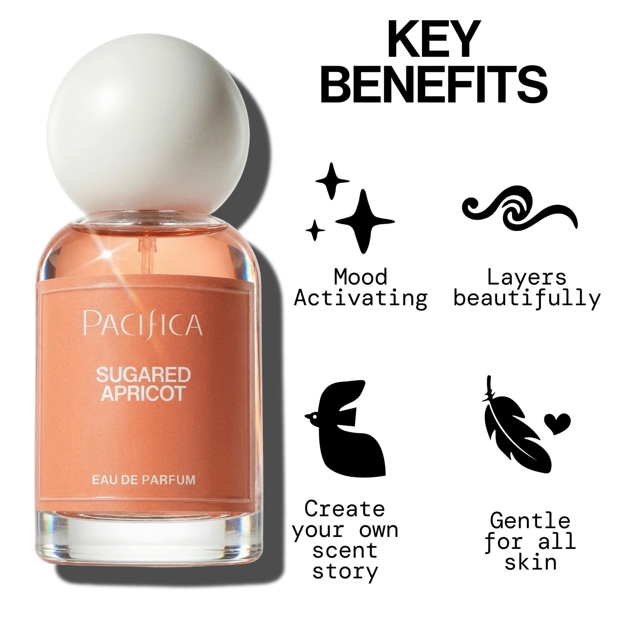 Sugared Apricot Eau de Parfum - Pacifica