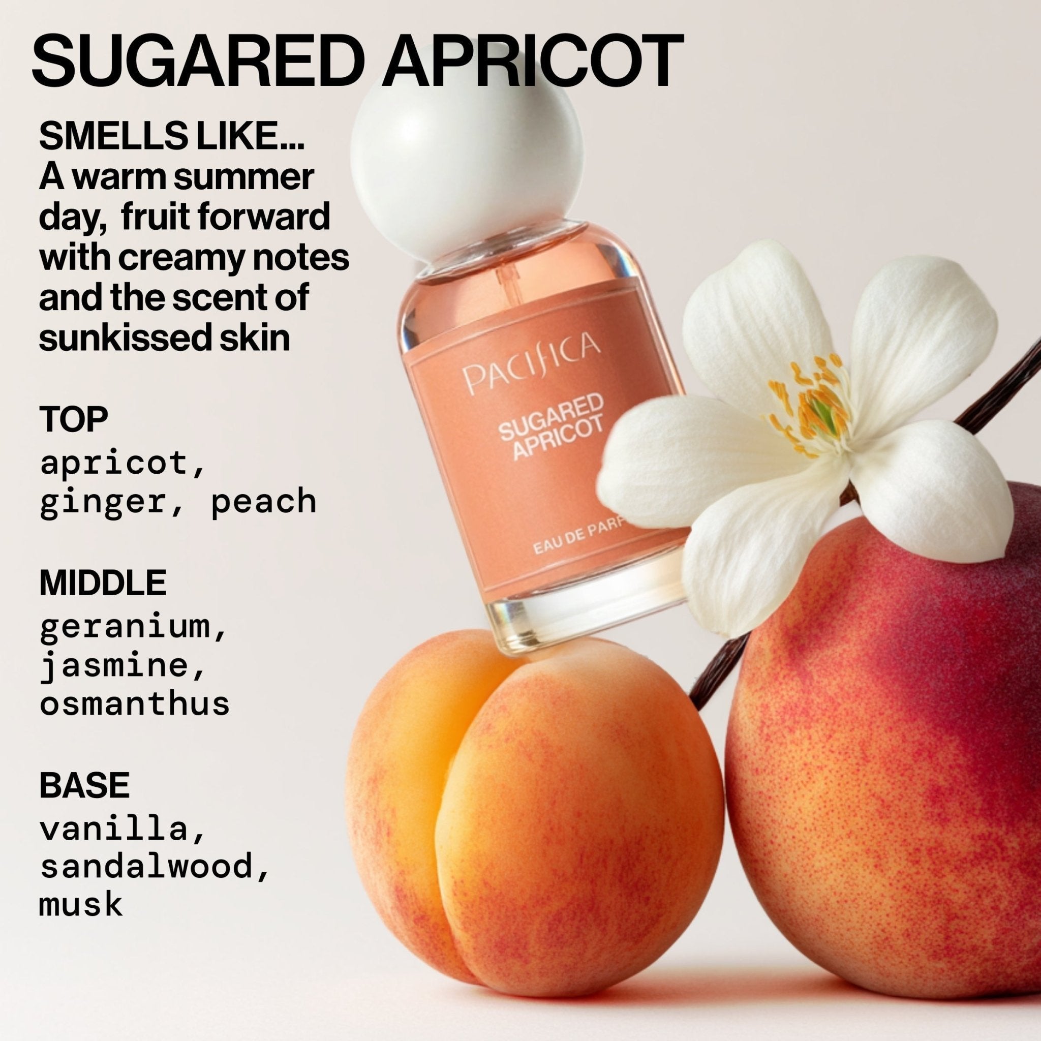 Sugared Apricot Eau de Parfum - Pacifica